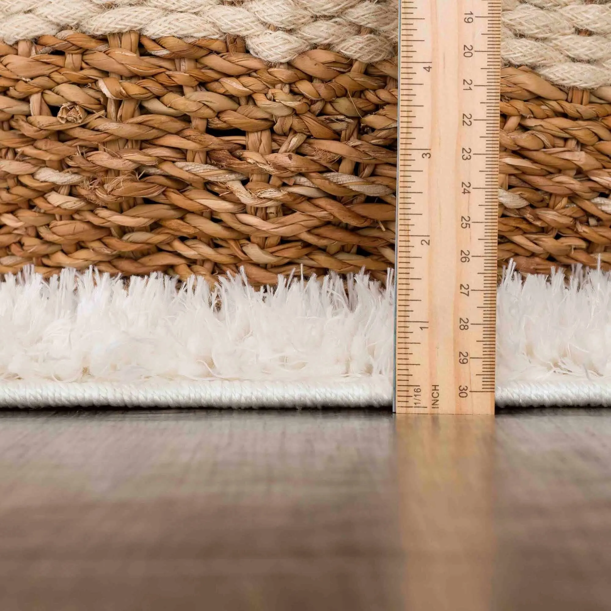 Faina Machine Washable Fluffy Carpet Solid Shag Plain Area Rug