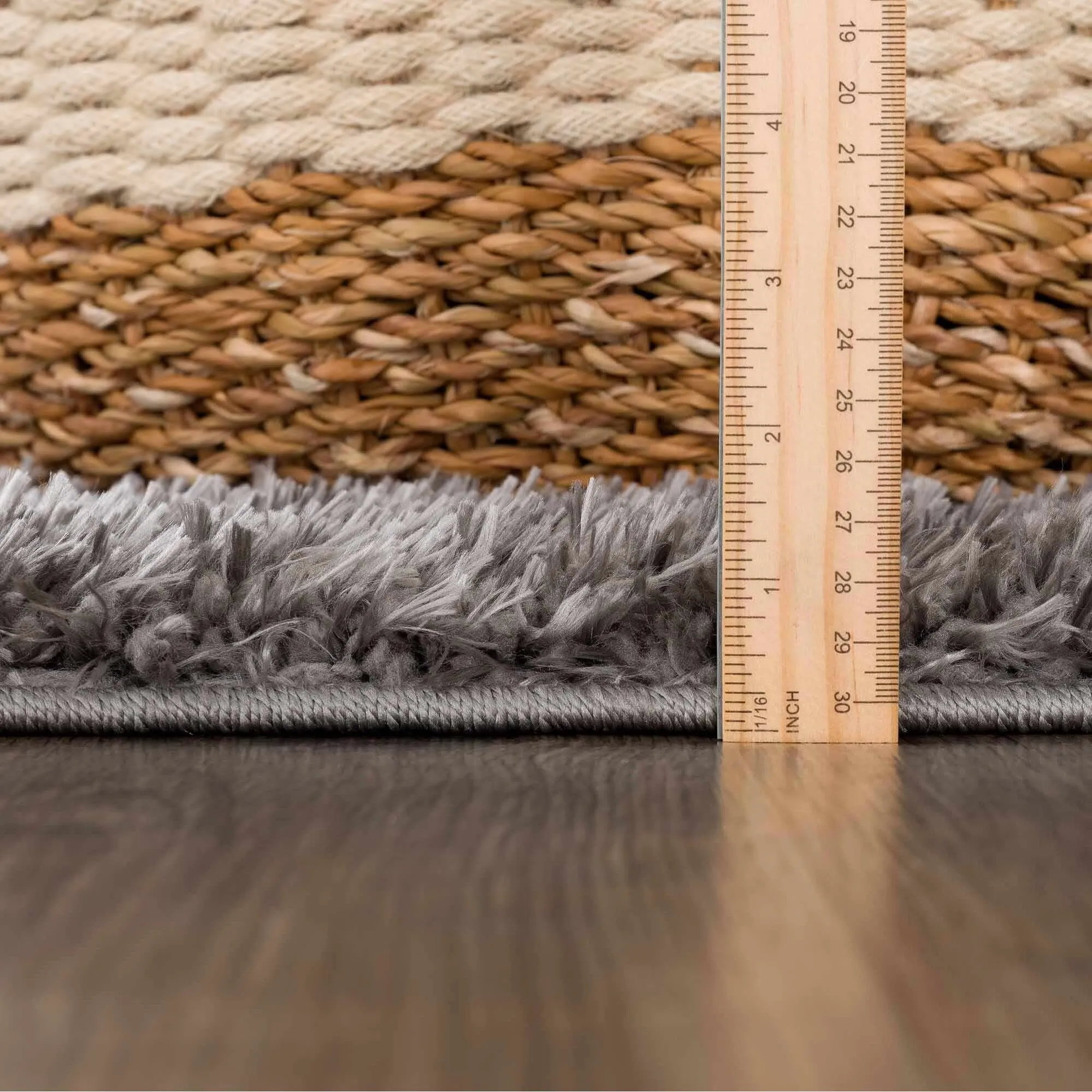 Faina Machine Washable Fluffy Carpet Solid Shag Plain Area Rug