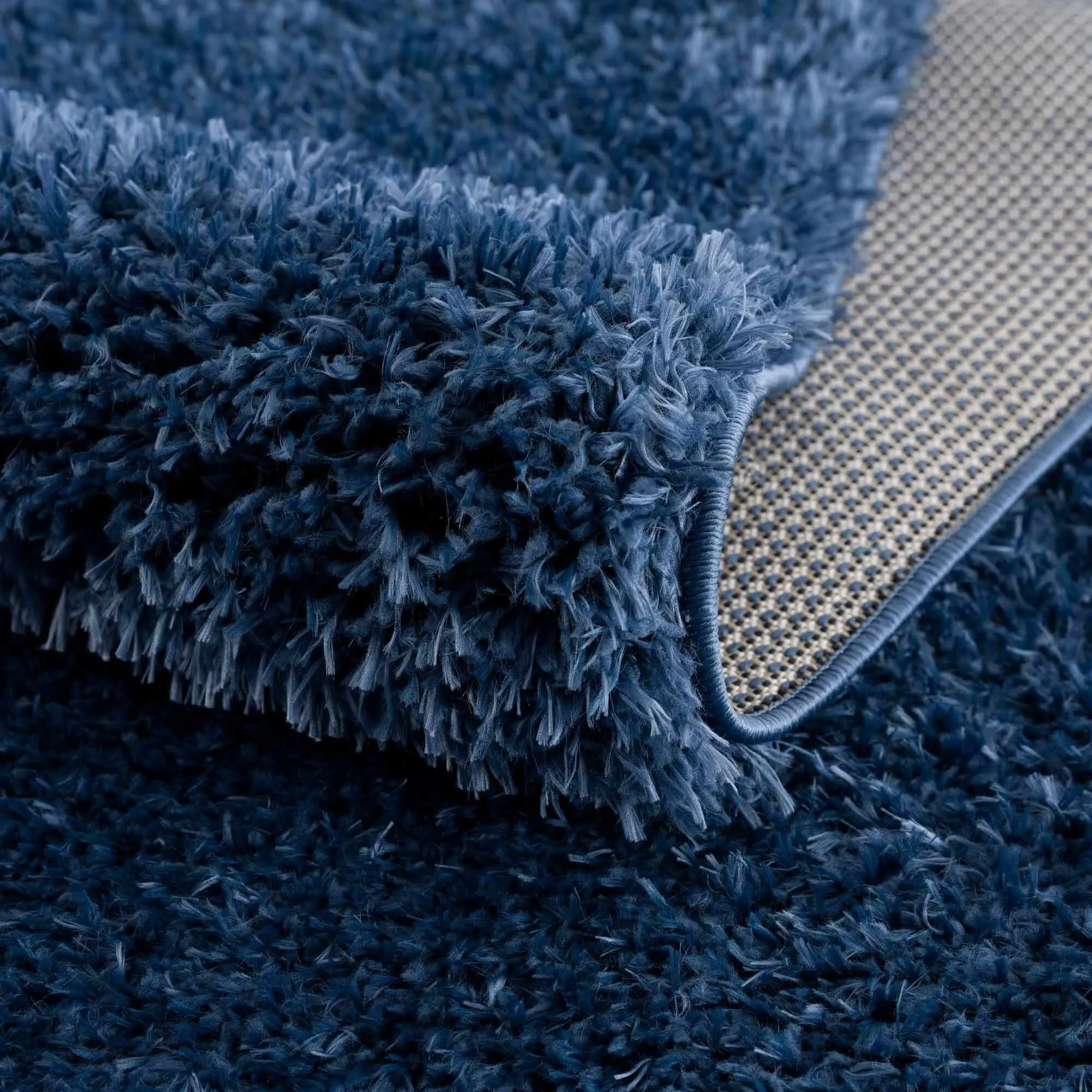 Faina Machine Washable Fluffy Carpet Solid Shag Plain Area Rug