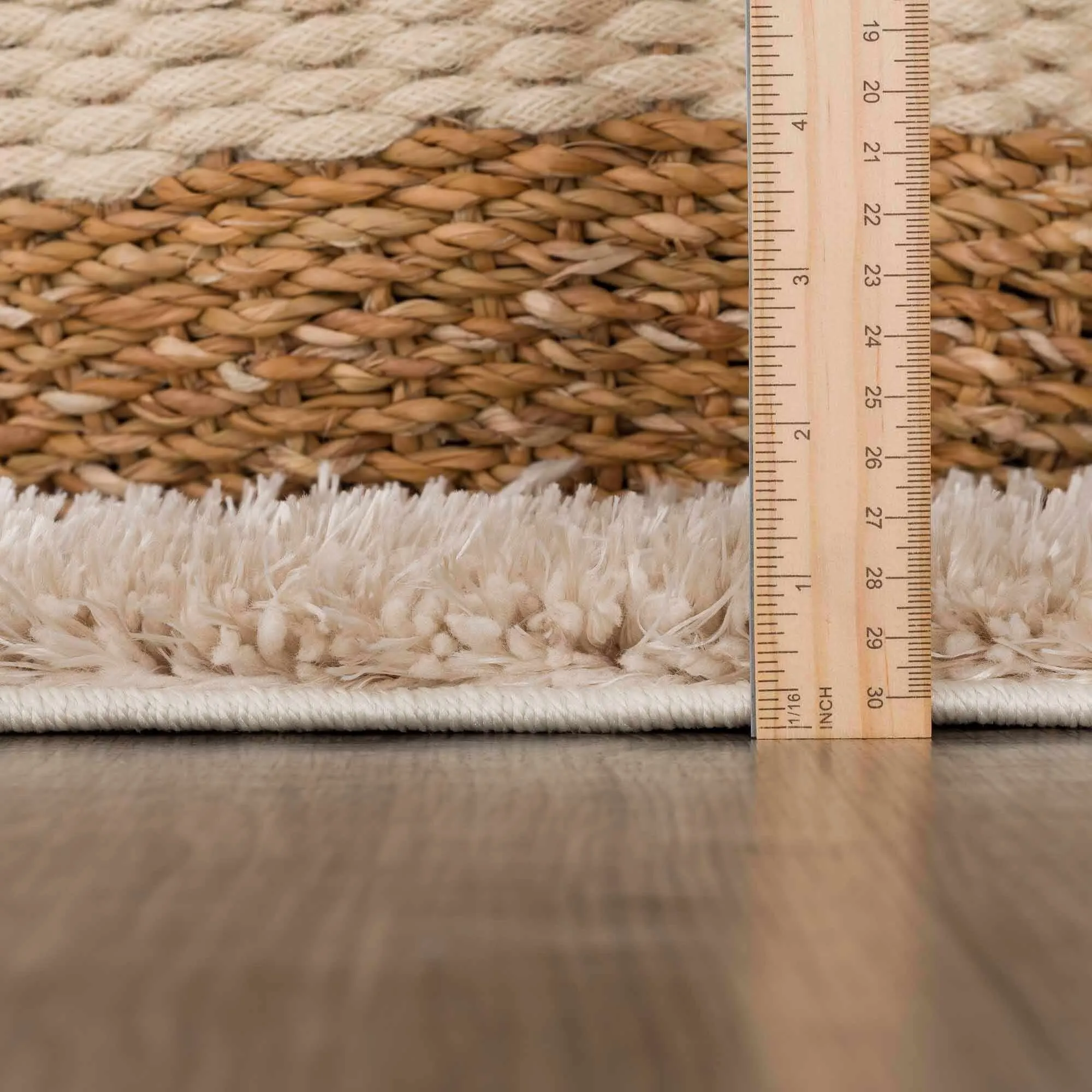 Faina Machine Washable Fluffy Carpet Solid Shag Plain Area Rug