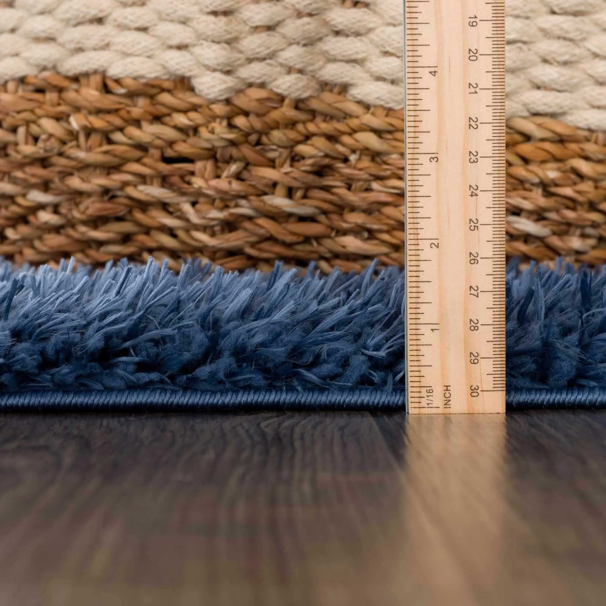 Faina Machine Washable Fluffy Carpet Solid Shag Plain Area Rug
