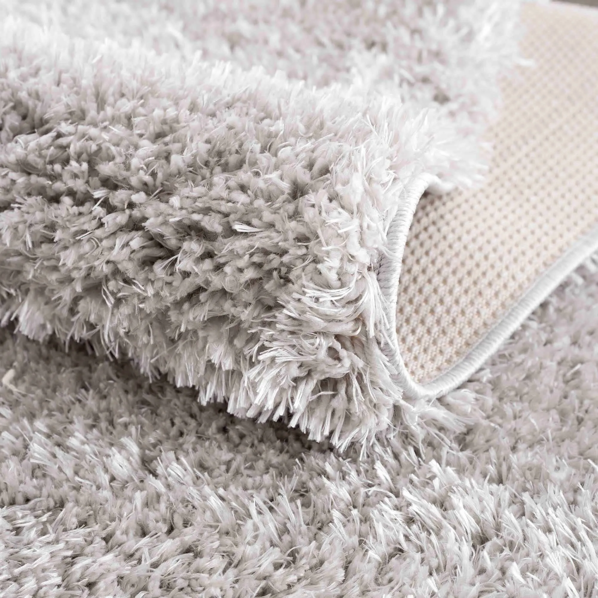 Faina Machine Washable Fluffy Carpet Solid Shag Plain Area Rug
