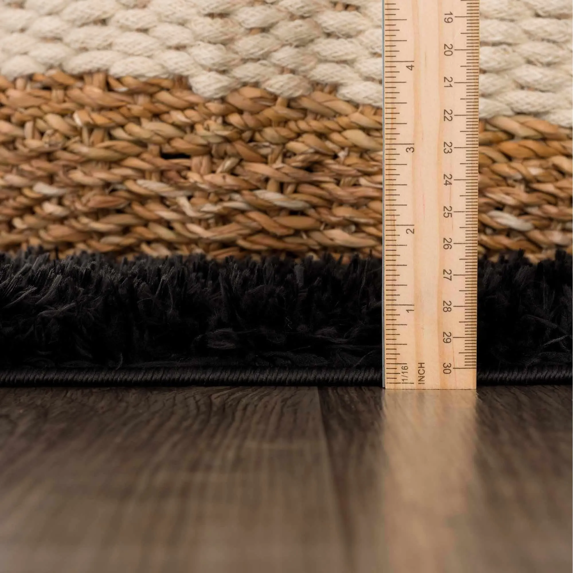 Faina Machine Washable Fluffy Carpet Solid Shag Plain Area Rug