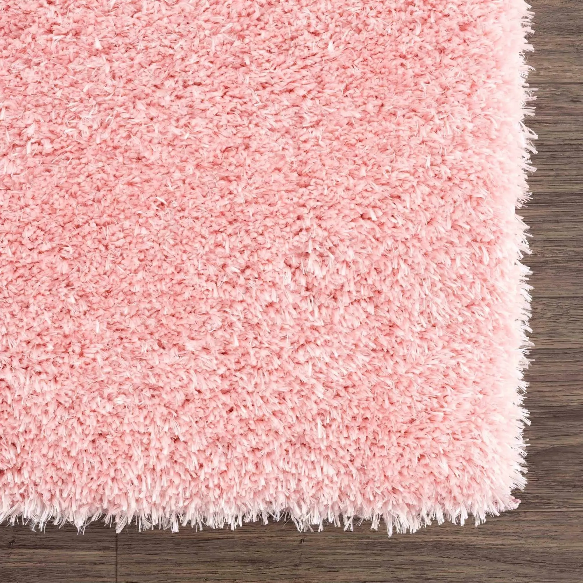 Faina Machine Washable Fluffy Carpet Solid Shag Plain Area Rug