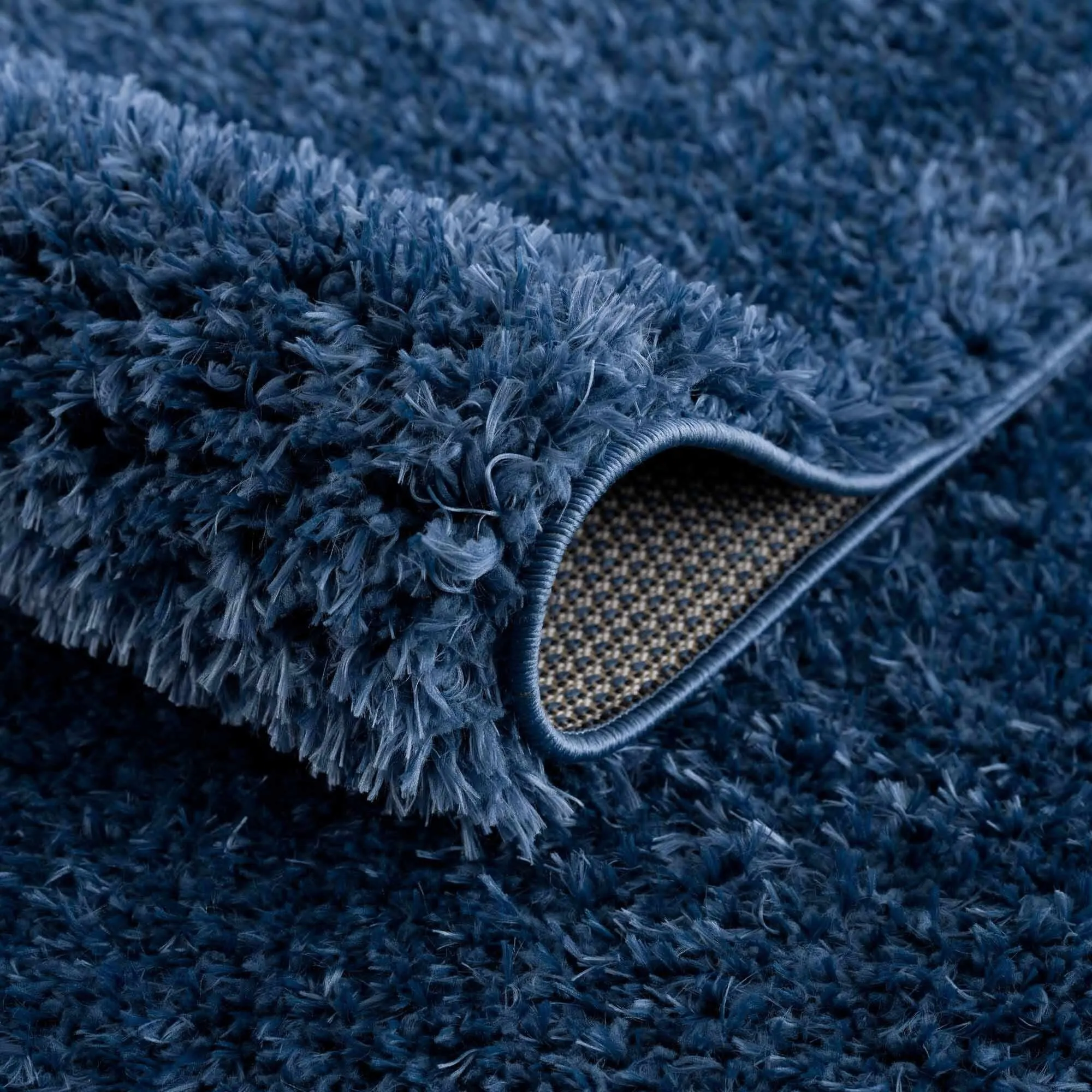 Faina Machine Washable Fluffy Carpet Solid Shag Plain Area Rug