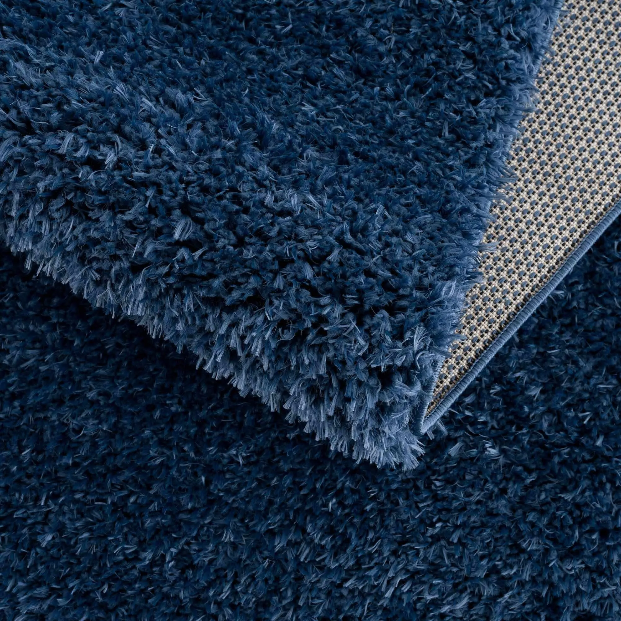 Faina Machine Washable Fluffy Carpet Solid Shag Plain Area Rug