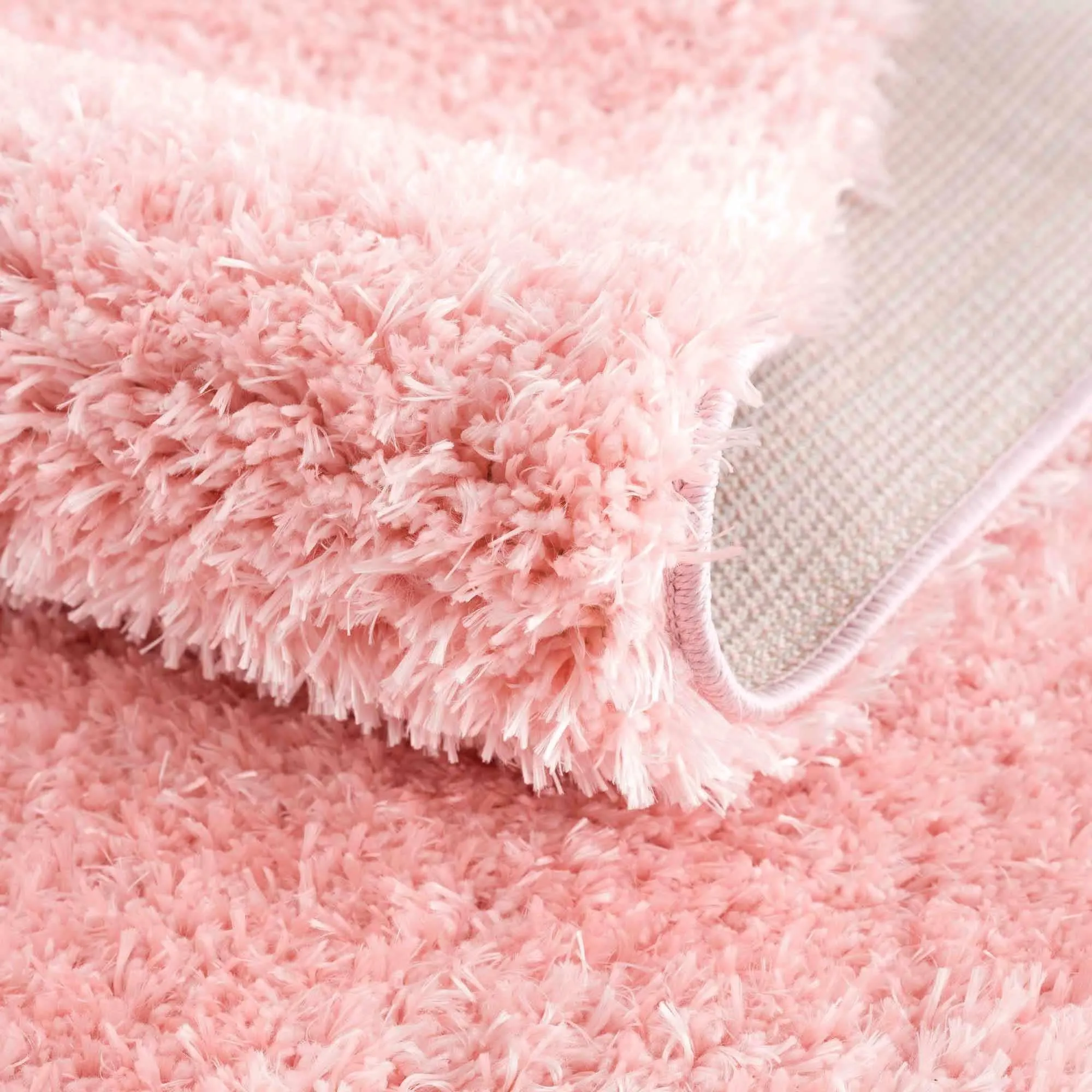 Faina Machine Washable Fluffy Carpet Solid Shag Plain Area Rug