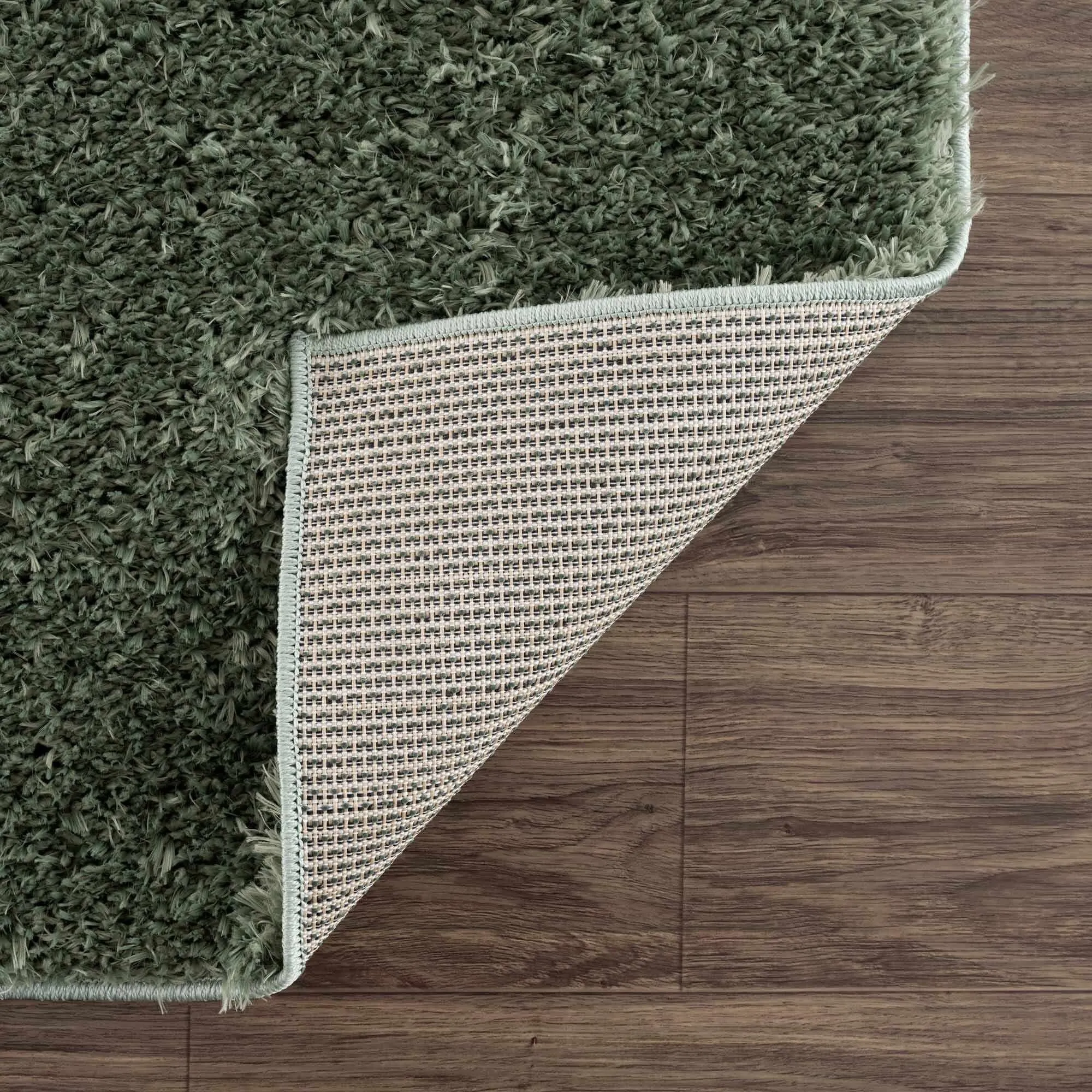 Faina Machine Washable Fluffy Carpet Solid Shag Plain Area Rug