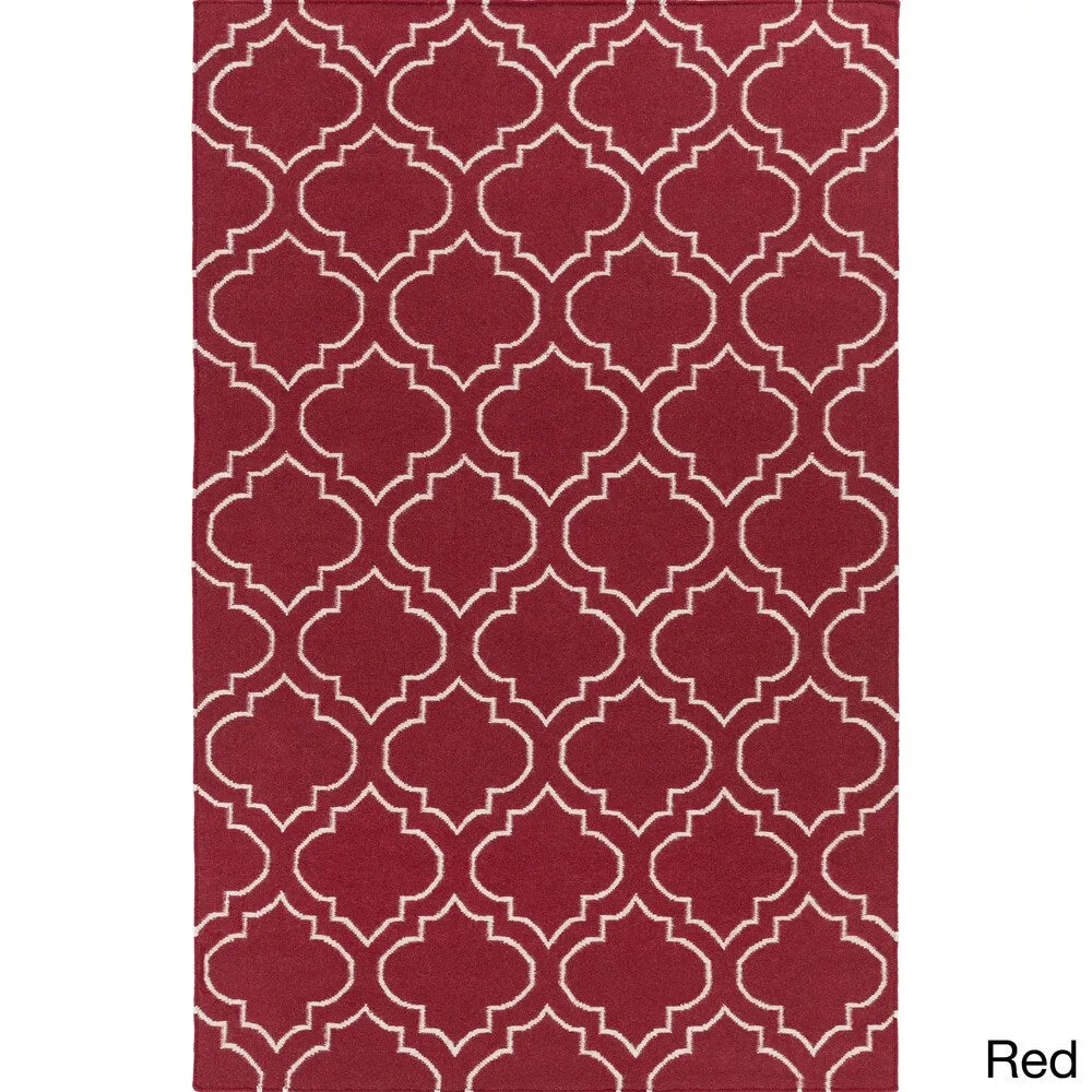 Flatweave Melksham Wool Rug - 8' x 10'