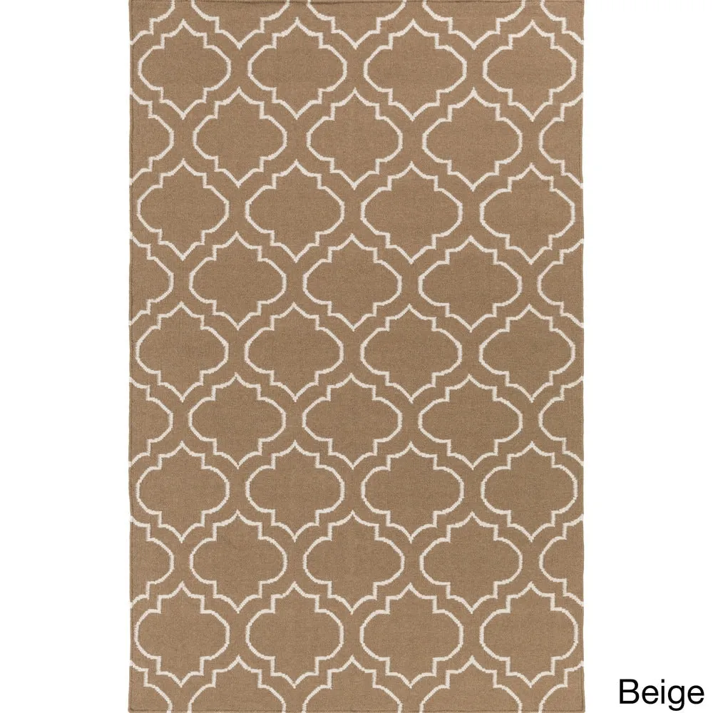 Flatweave Melksham Wool Rug - 8' x 10'