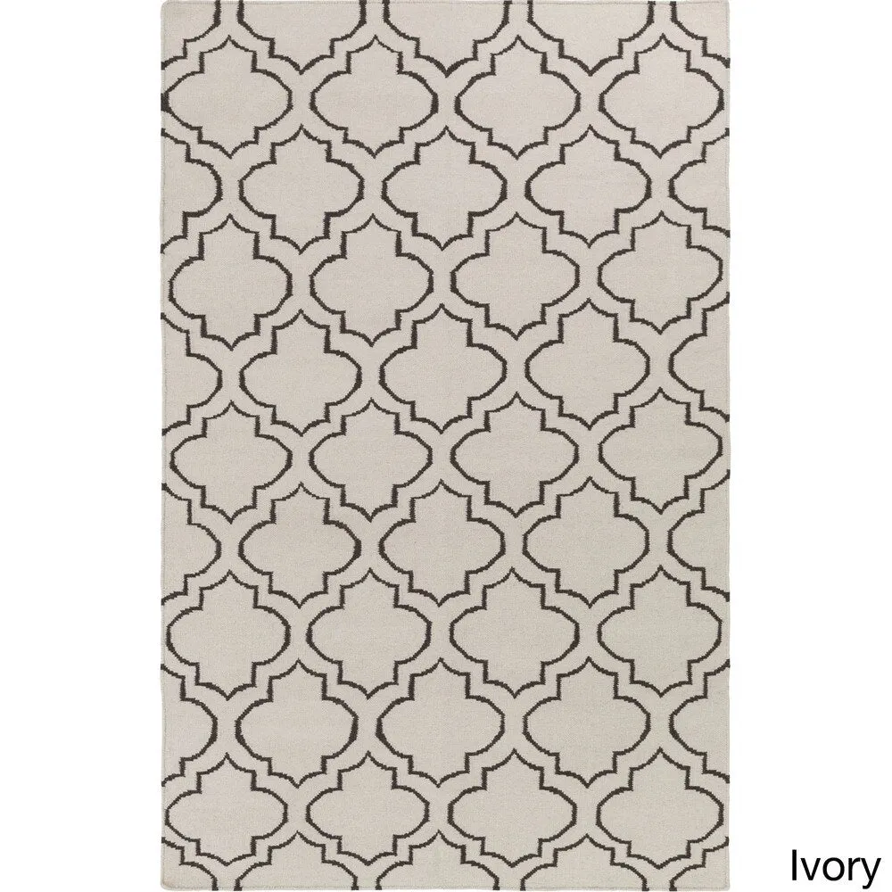 Flatweave Melksham Wool Rug - 8' x 10'
