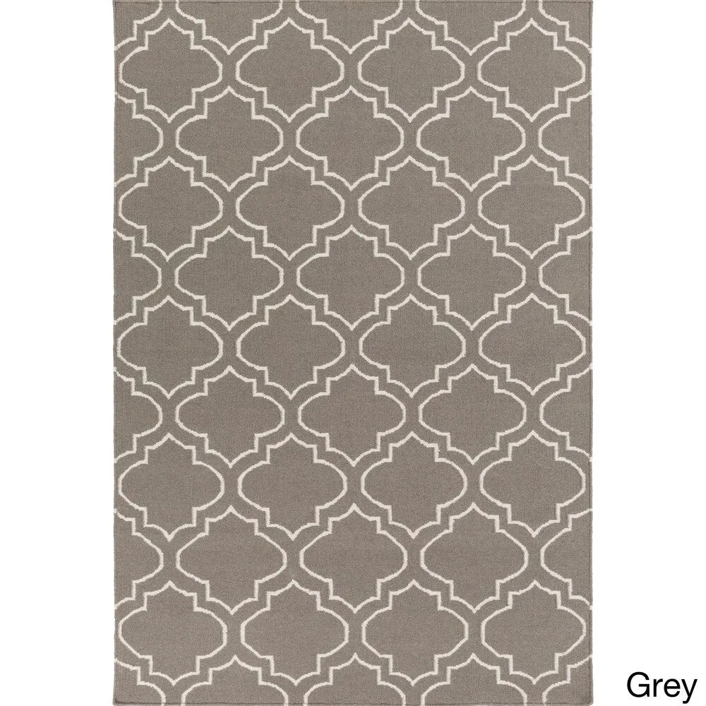 Flatweave Melksham Wool Rug - 8' x 10'