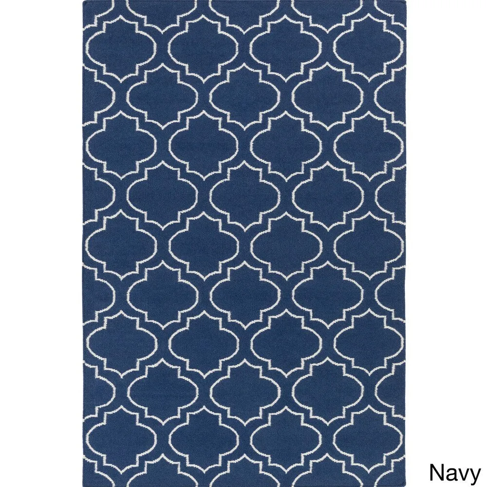 Flatweave Melksham Wool Rug - 8' x 10'
