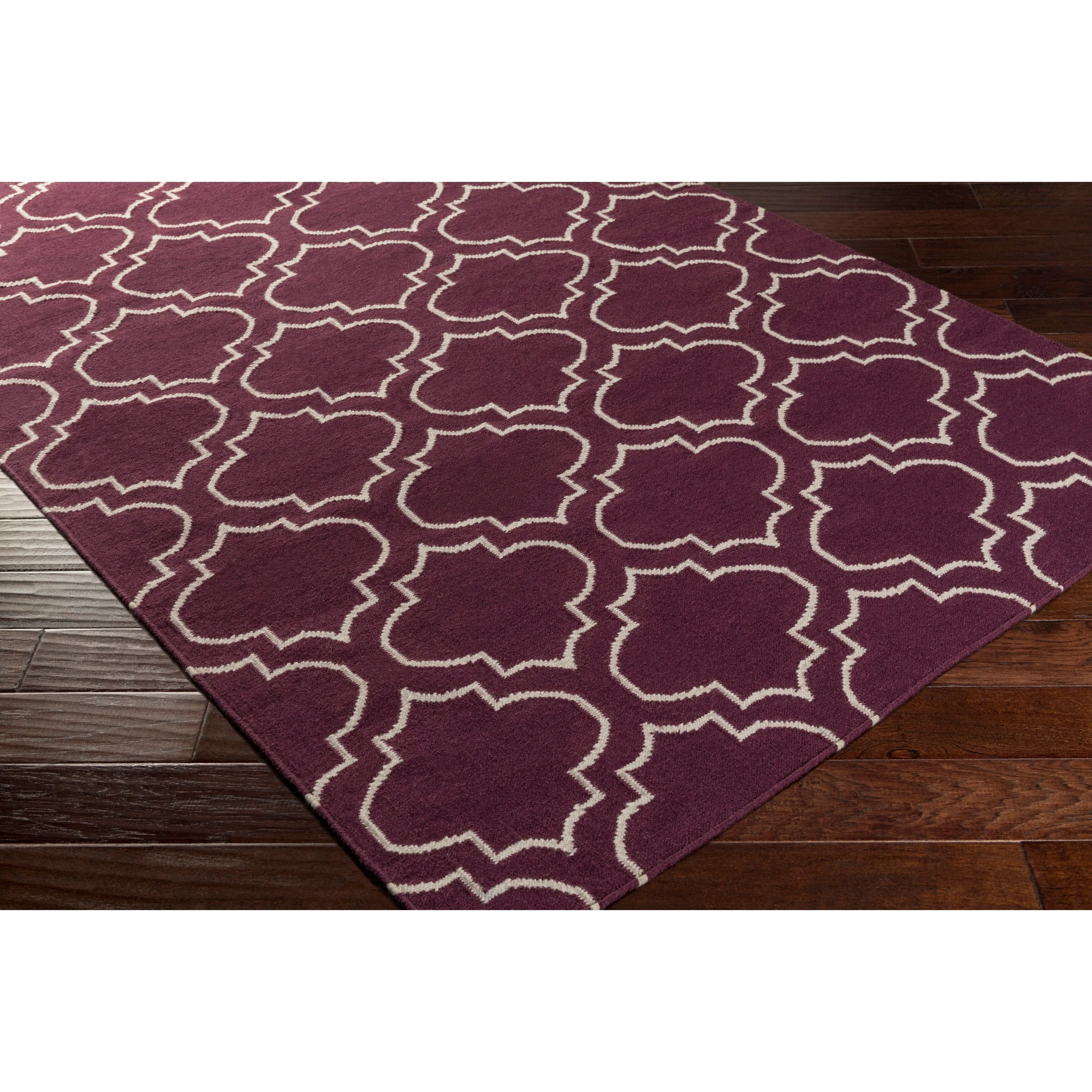 Flatweave Melksham Wool Rug - 8' x 10'