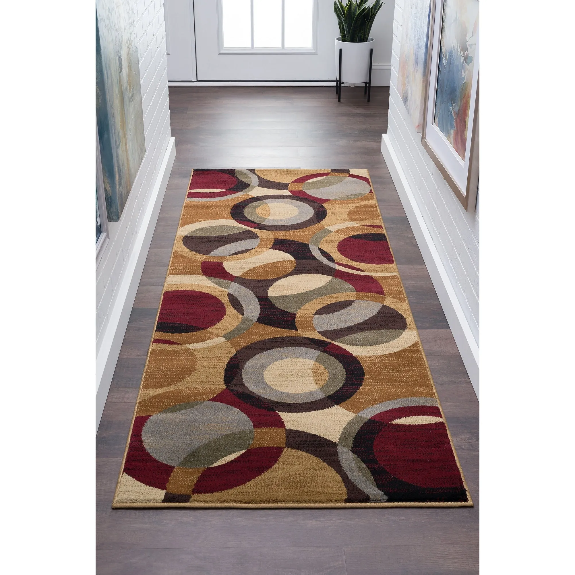 Flora Modern & Contemporary Geometric Indoor Area Rug