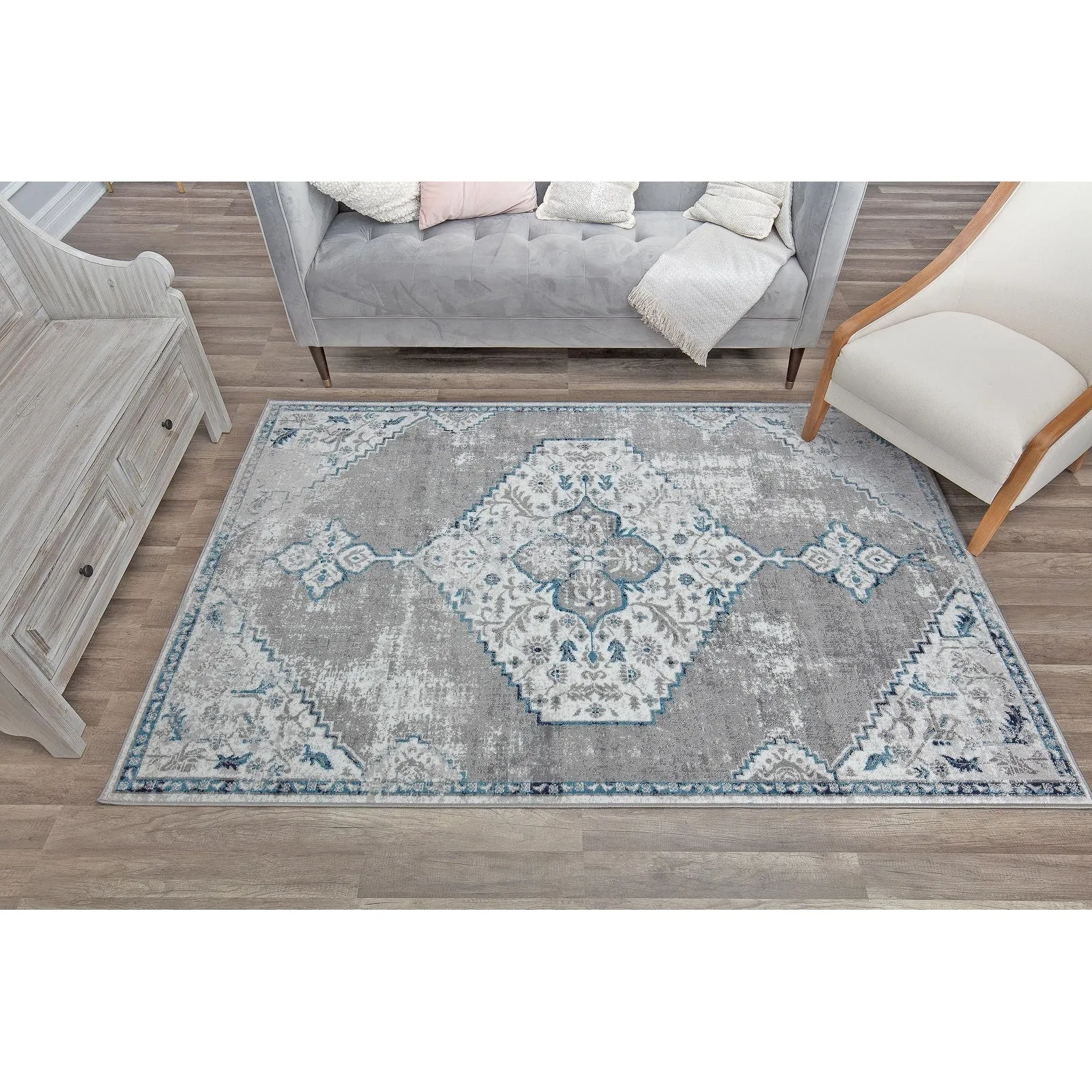 Freida Vintage Medallion Area Rug By Rugs America
