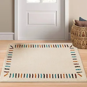 Front Door Mat Entry Doormat Non Slip Thin Washable Inside Entryway Mats for Home Entrance