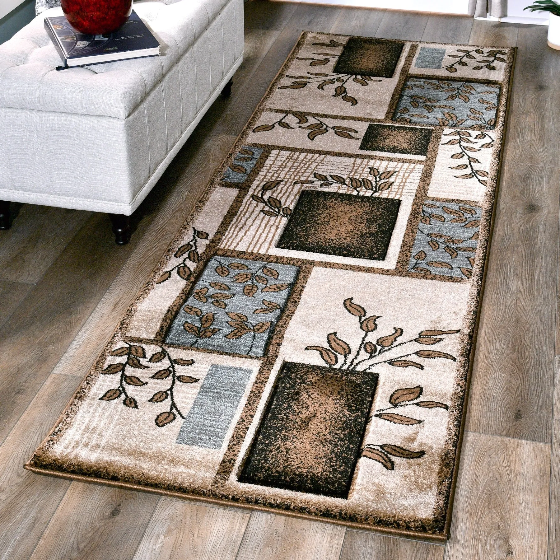 Glamour Collection Polypropylene Area Rug