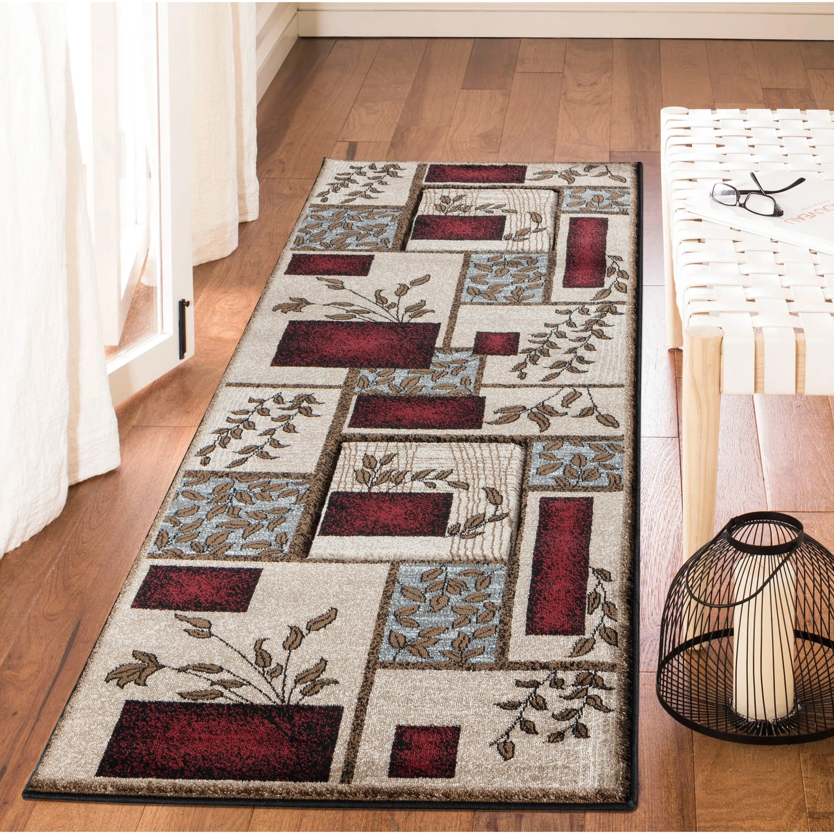 Glamour Collection Polypropylene Area Rug