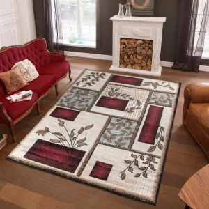 Glamour Collection Polypropylene Area Rug