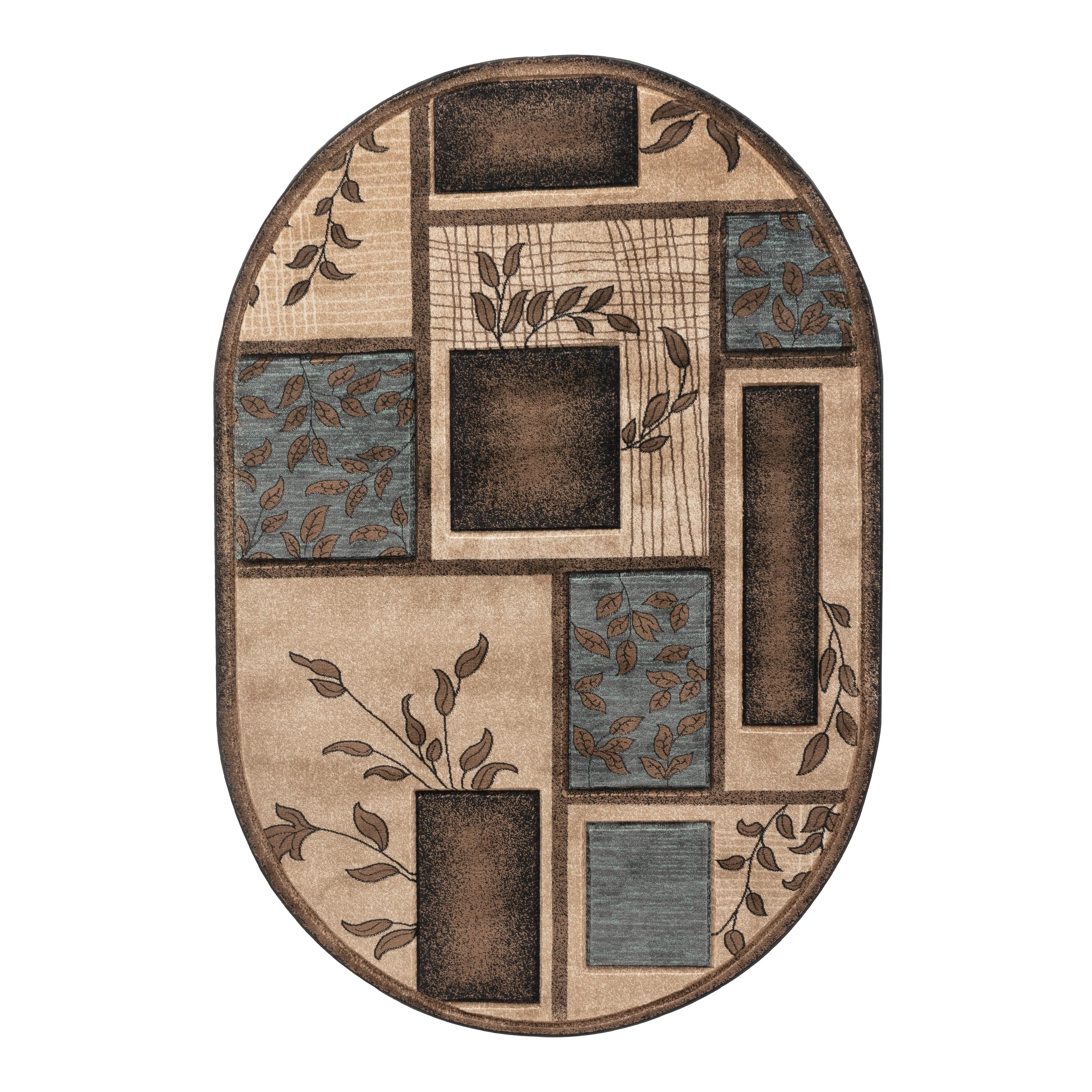 Glamour Collection Polypropylene Area Rug