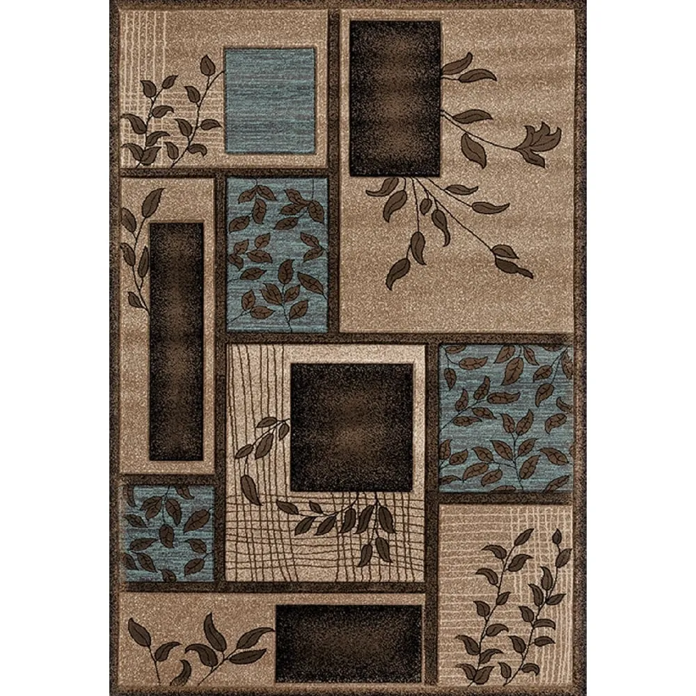 Glamour Collection Polypropylene Area Rug