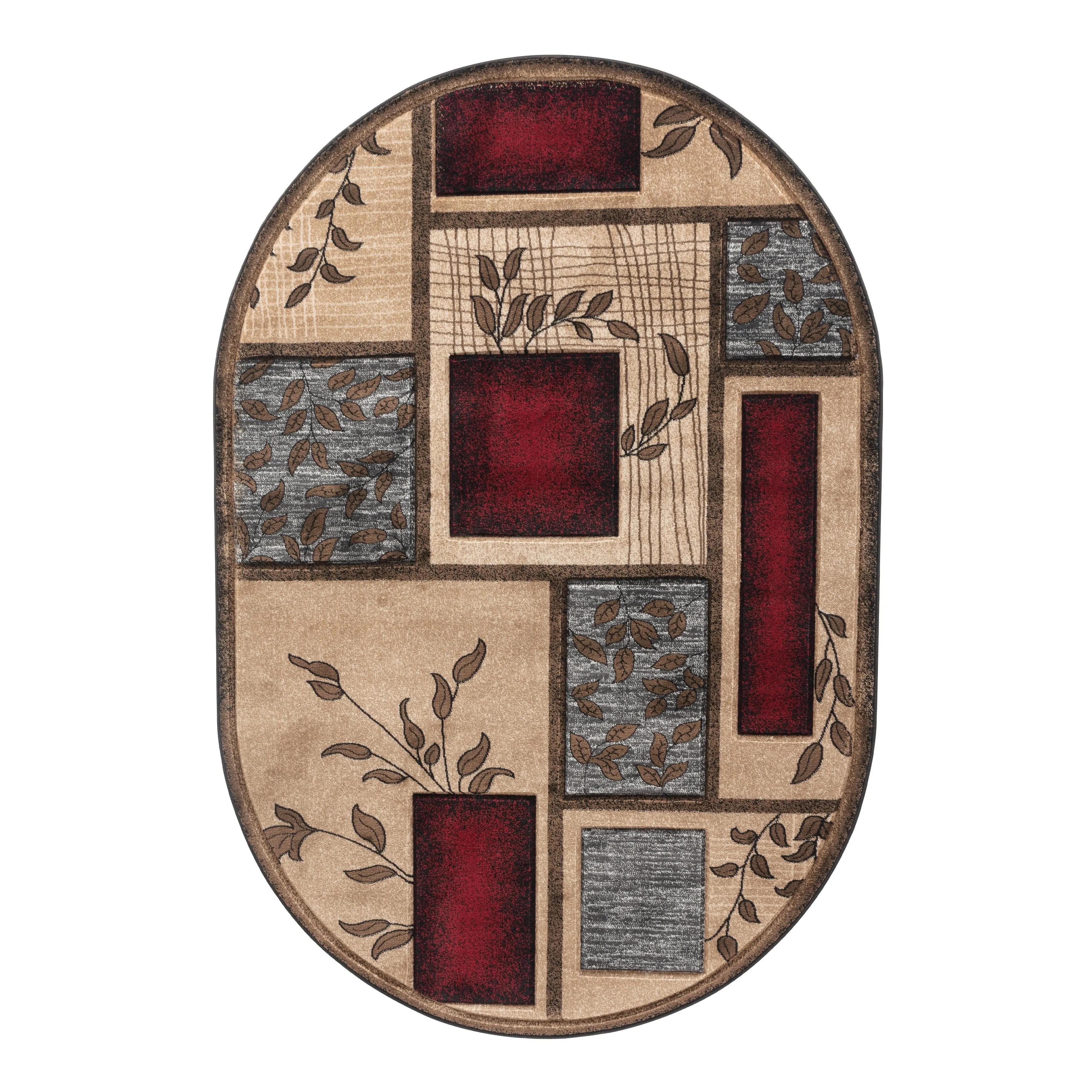 Glamour Collection Polypropylene Area Rug