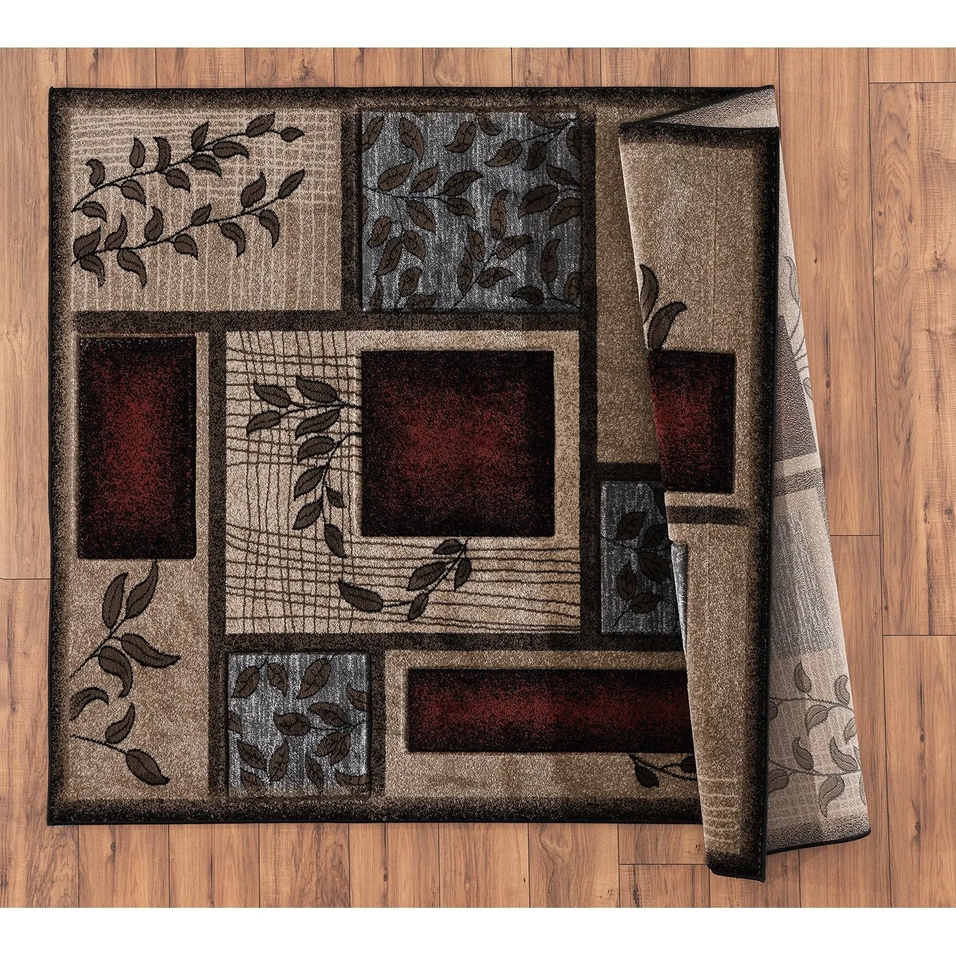 Glamour Collection Polypropylene Area Rug