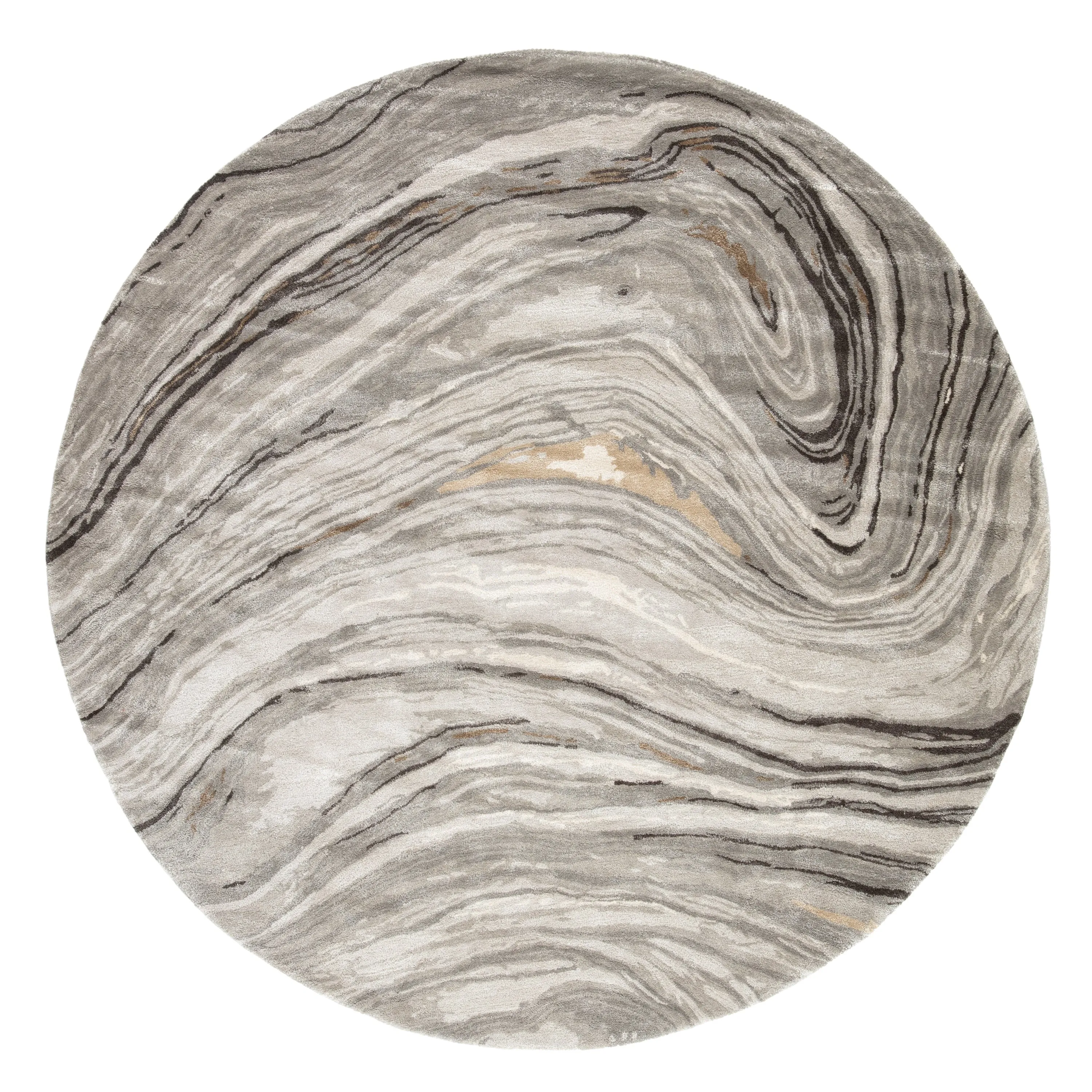 Hammet Handmade Abstract Marbled Pattern Area Rug
