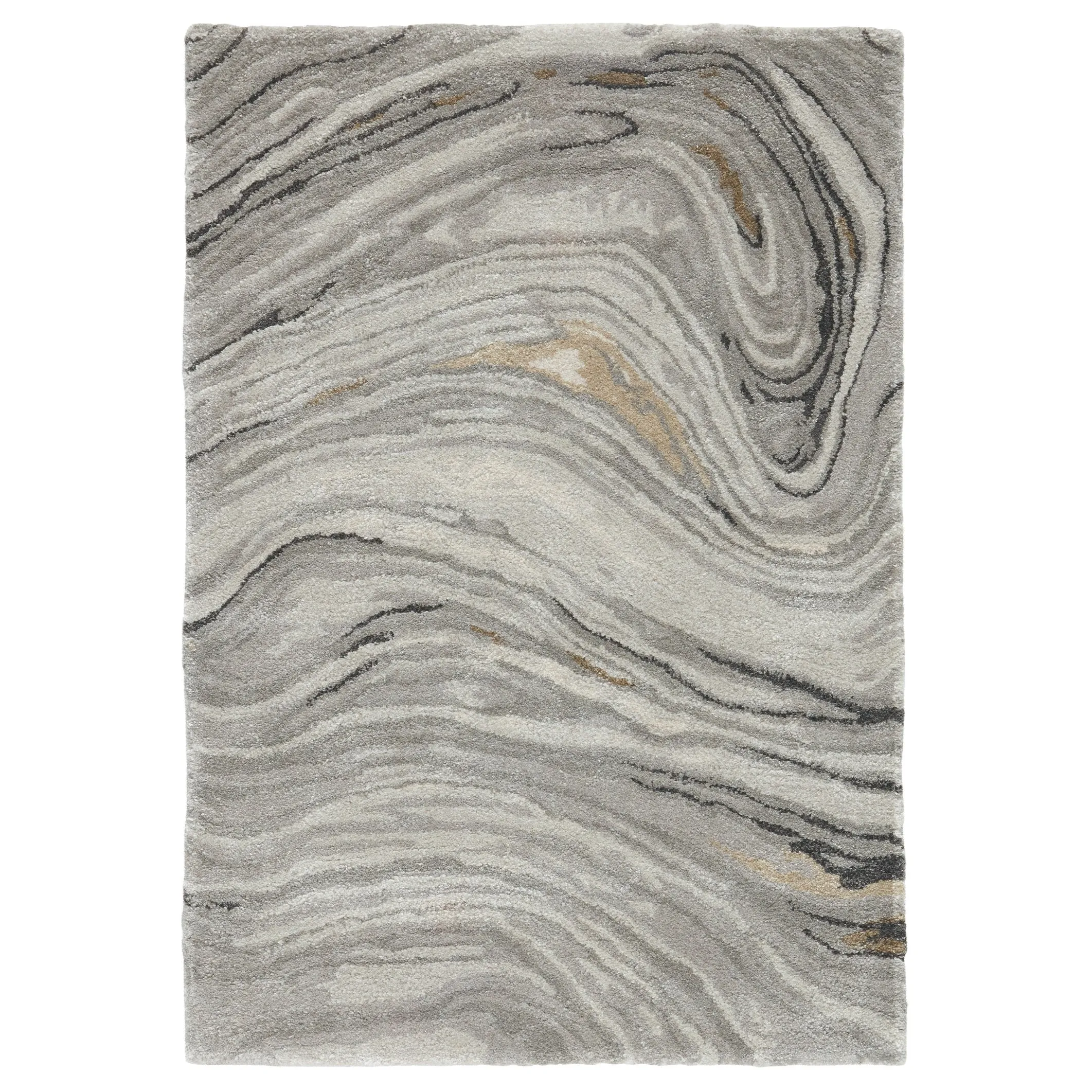 Hammet Handmade Abstract Marbled Pattern Area Rug