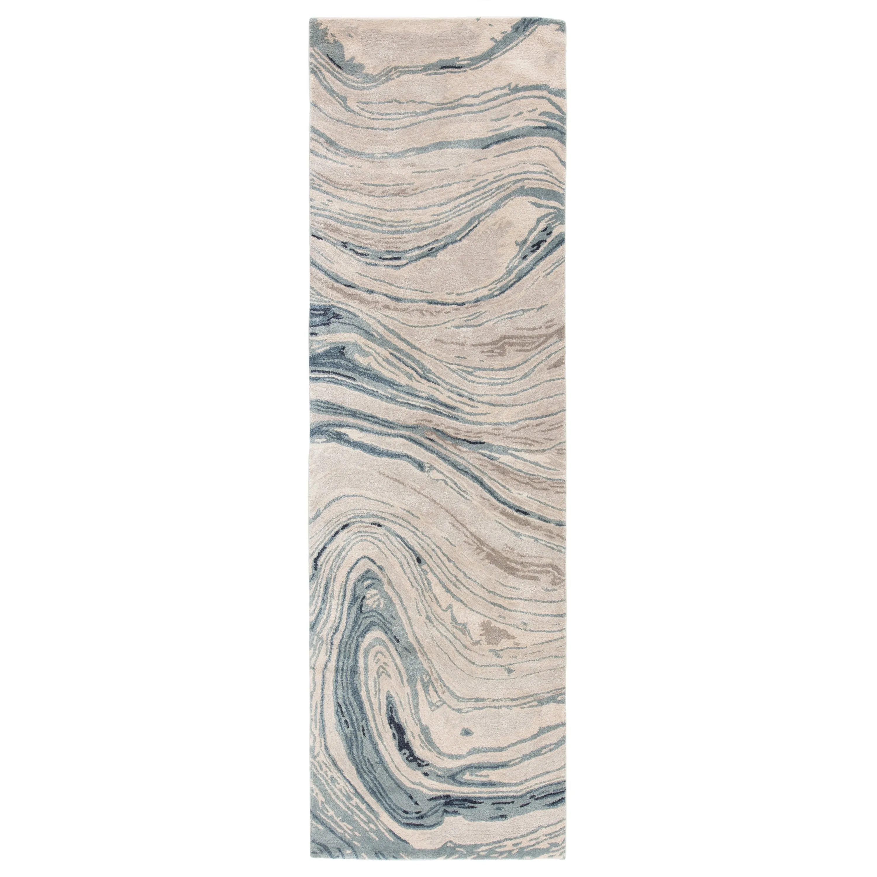 Hammet Handmade Abstract Marbled Pattern Area Rug