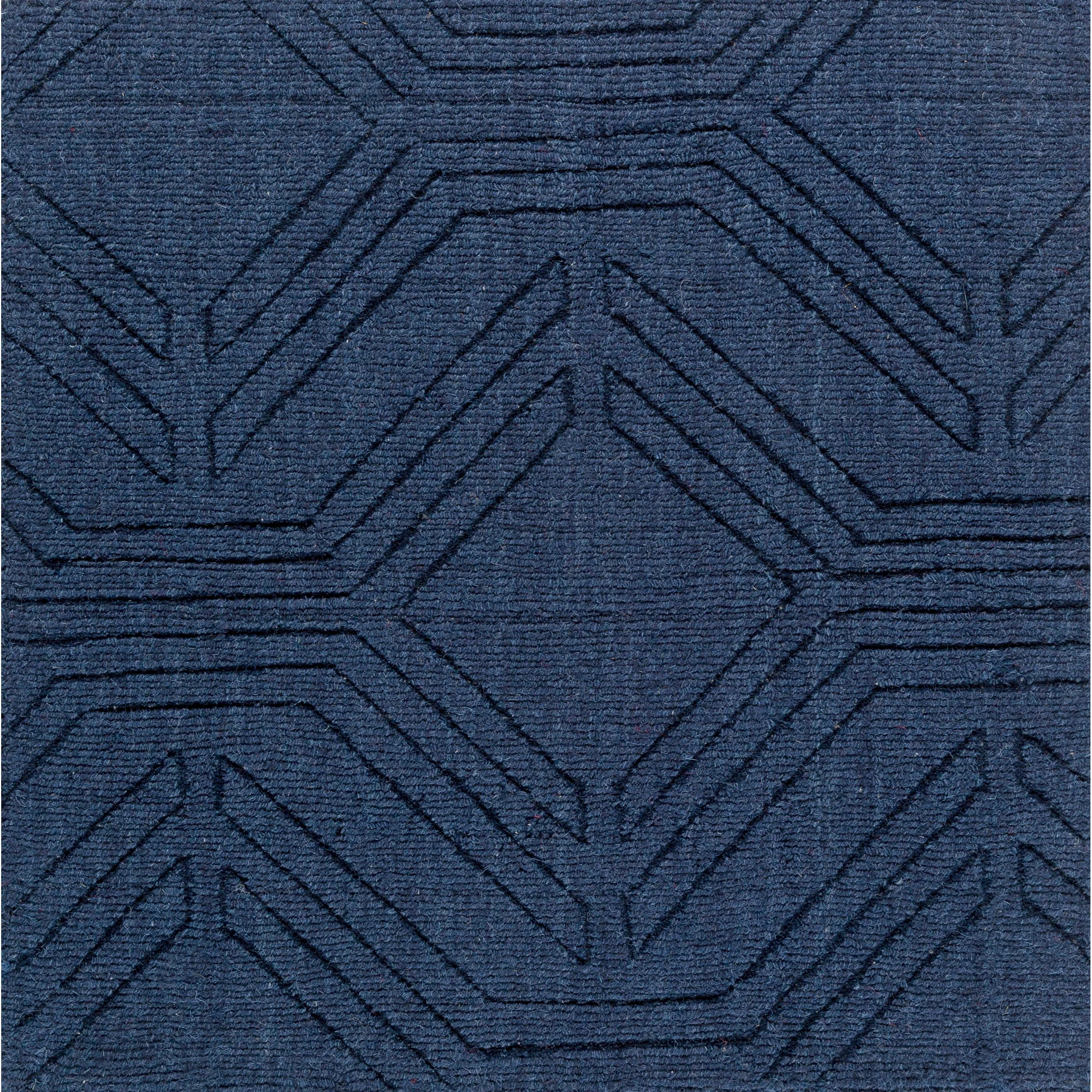 Hand Loomed Oaks Wool Area Rug - 6' x 9'