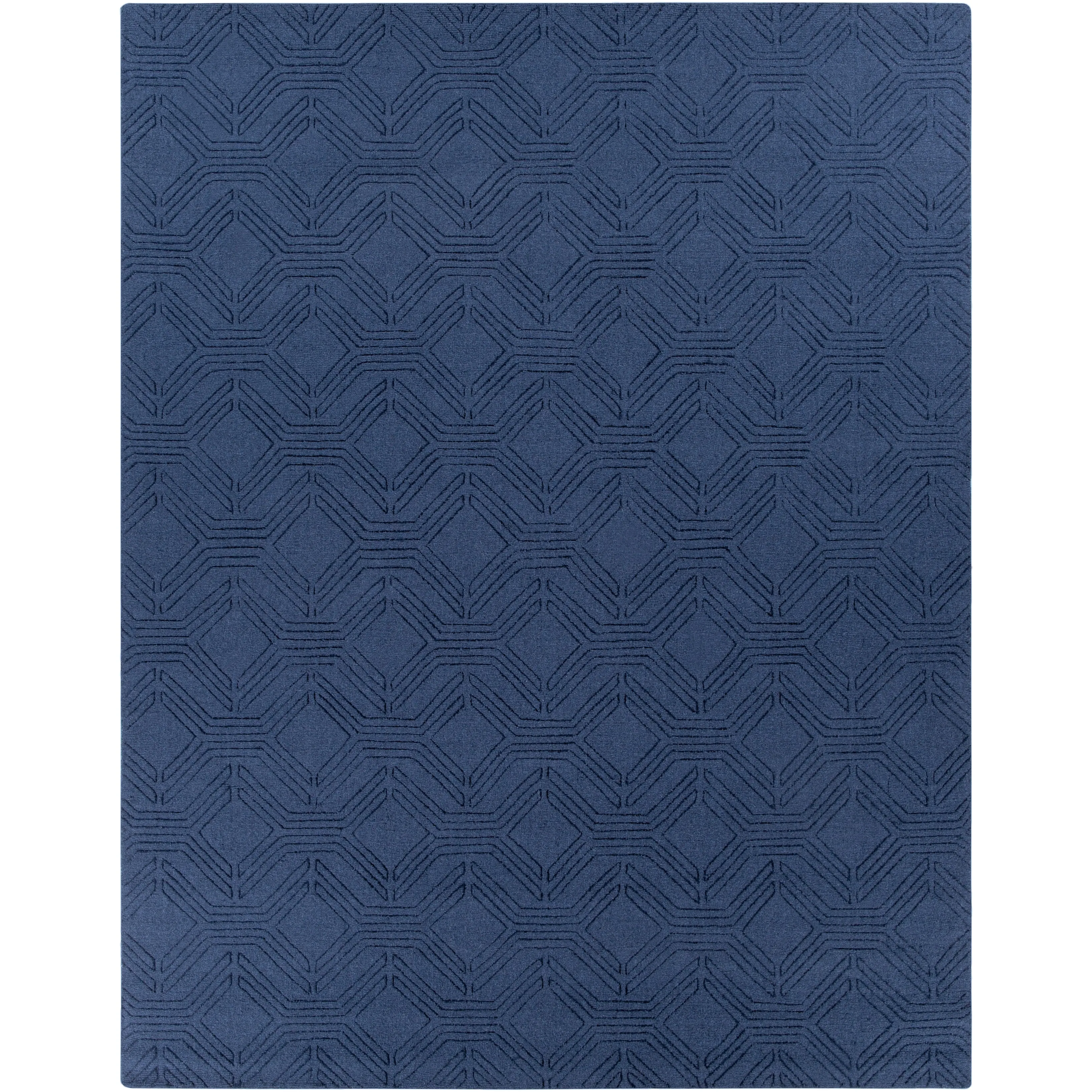 Hand Loomed Oaks Wool Area Rug - 6' x 9'
