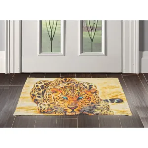 Hand Made Multi Color PolyesterModern&Contemporary Oriental Area Rug - 2' x 3'