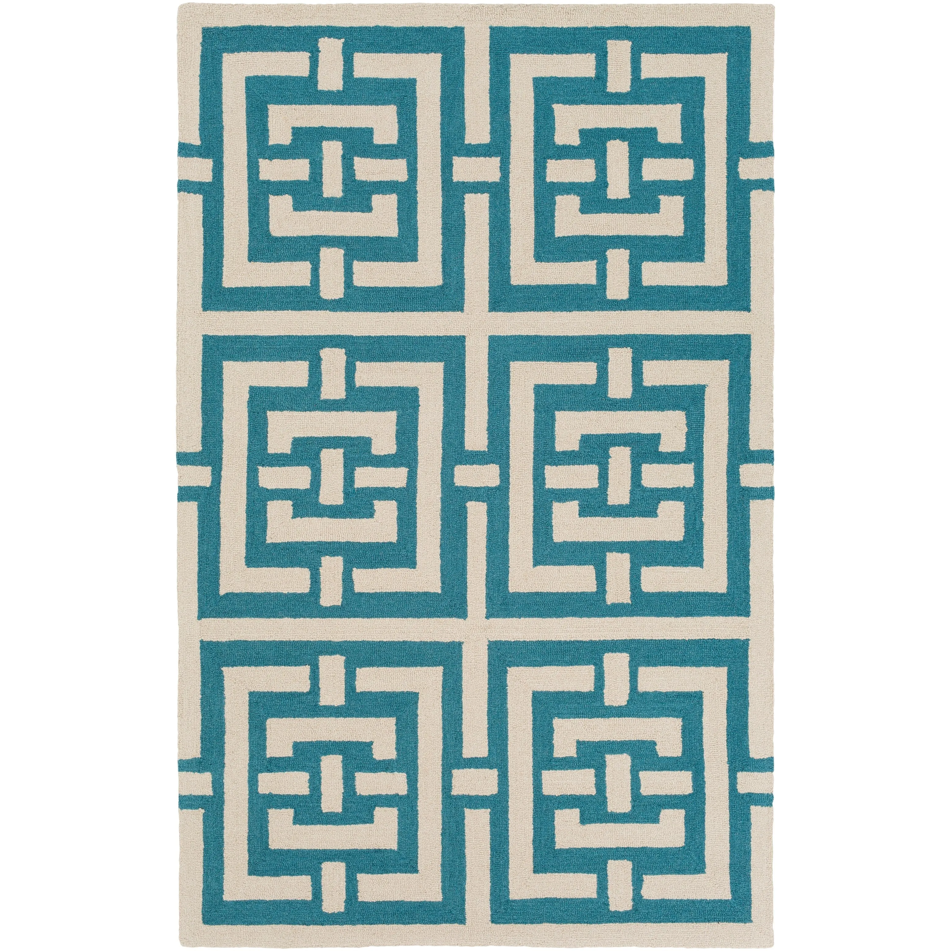 Hand-Tufted Alpharetta Wool Area Rug