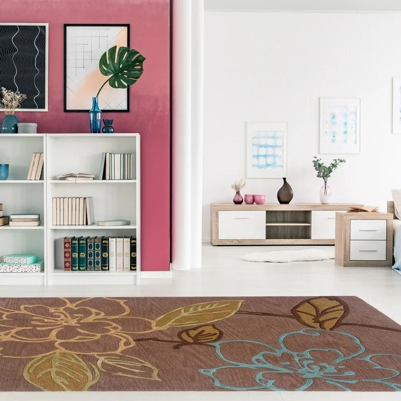 Hand Tufted Floral Sketch Rug Collection