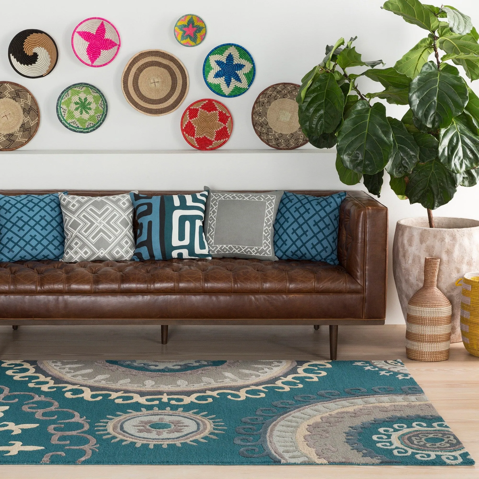 Hand-Tufted Gail Wool / Viscose Rug