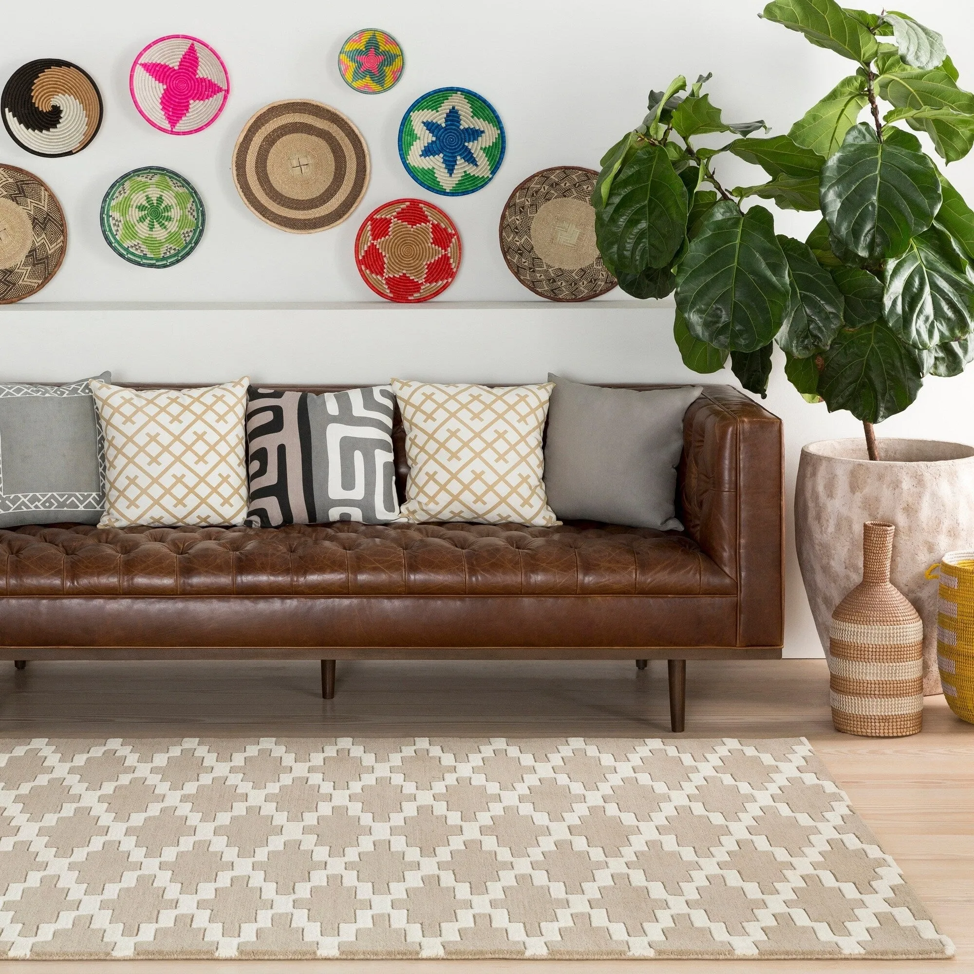 Hand Tufted Herzl Wool Rug