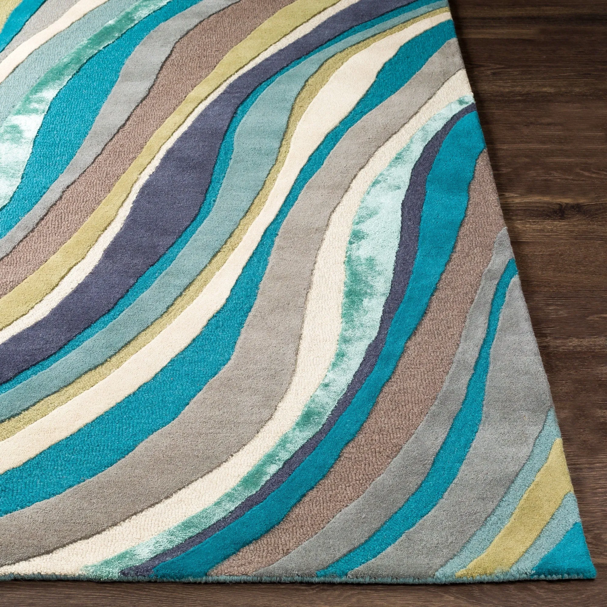 Hand-Tufted Kaci Wool / Viscose Rug