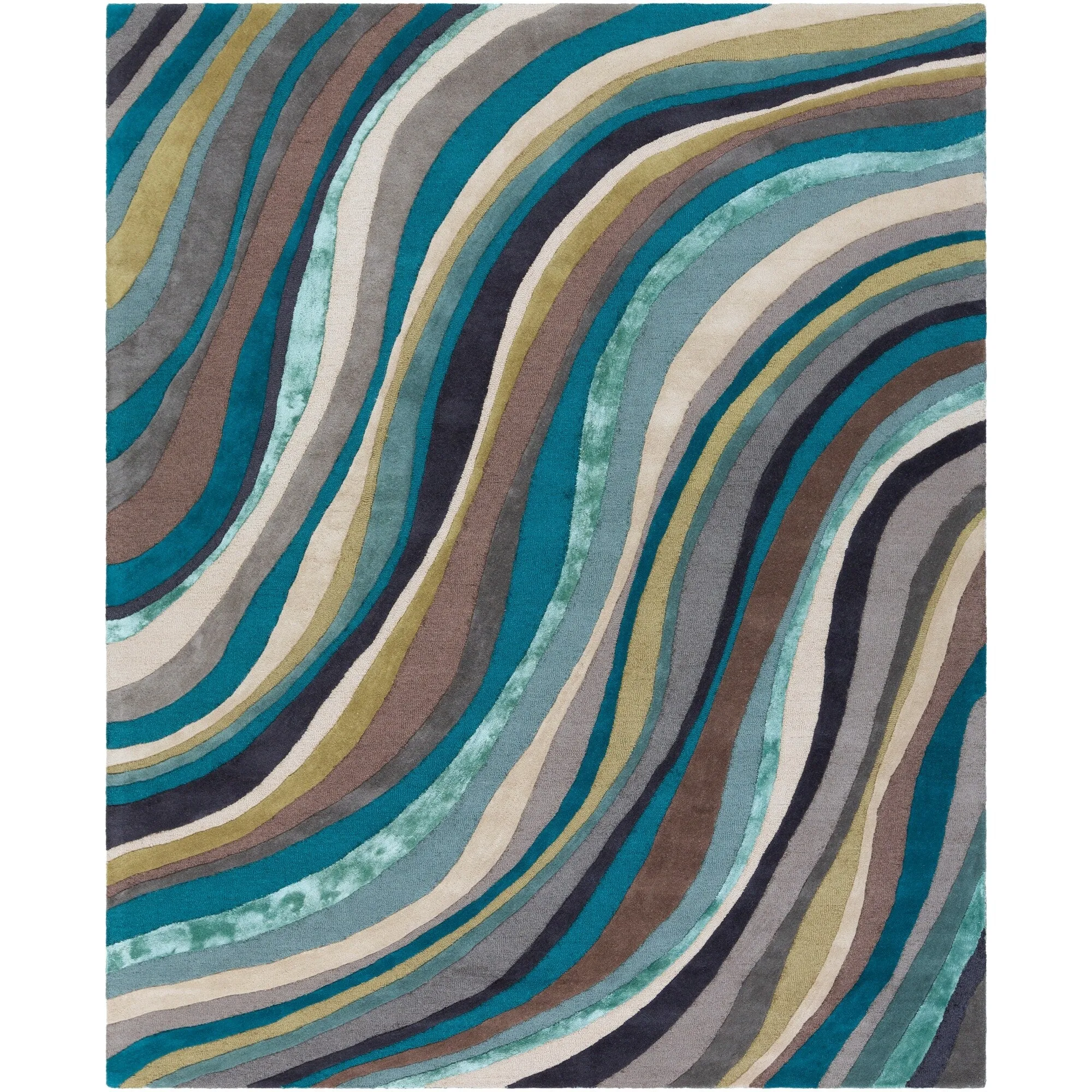 Hand-Tufted Kaci Wool / Viscose Rug