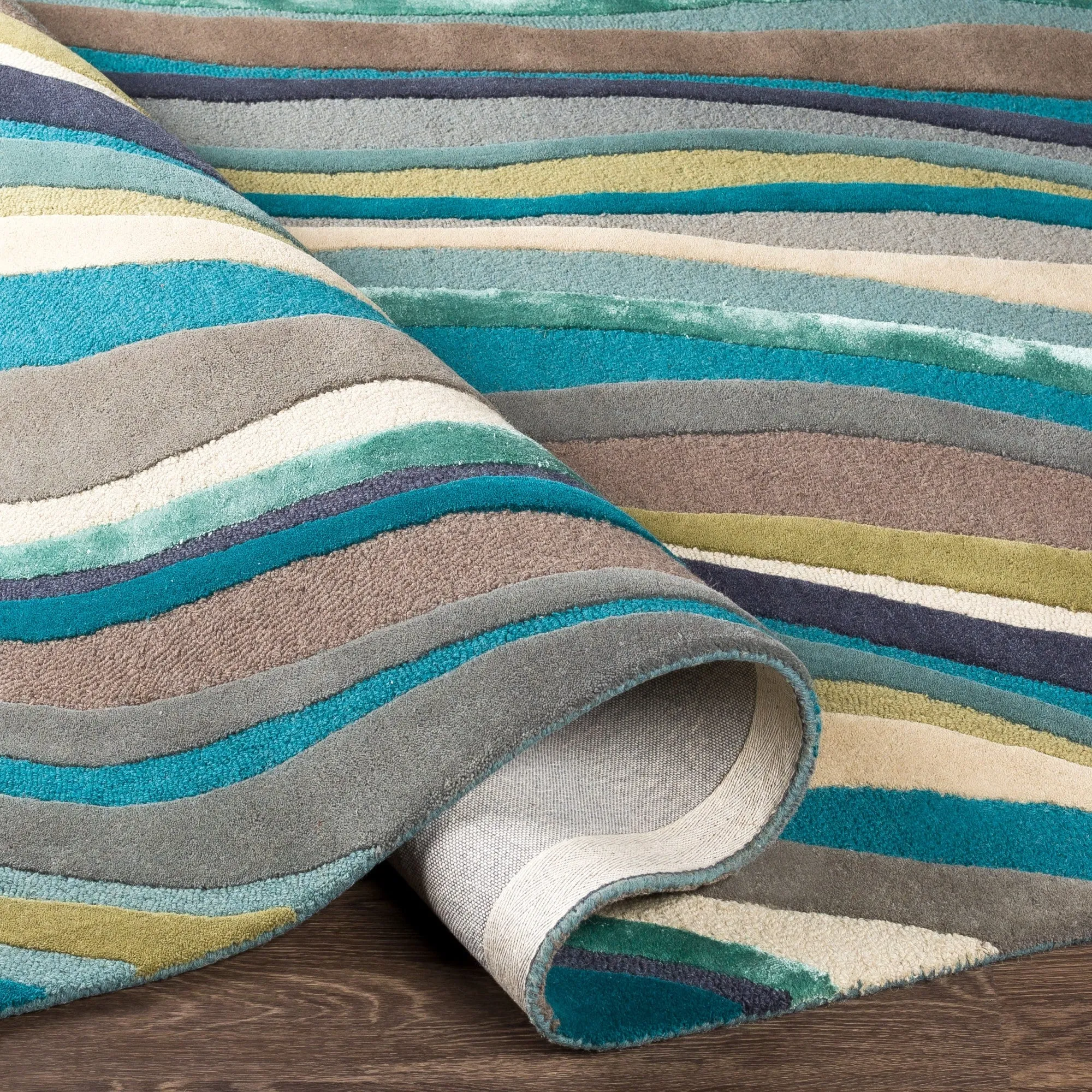 Hand-Tufted Kaci Wool / Viscose Rug