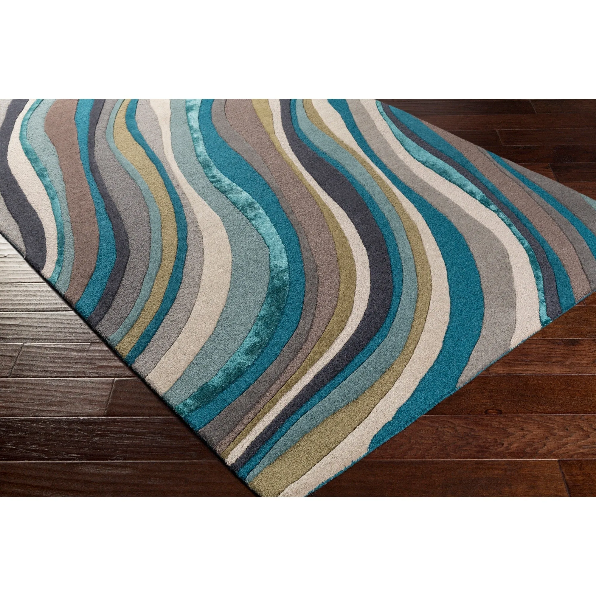 Hand-Tufted Kaci Wool / Viscose Rug