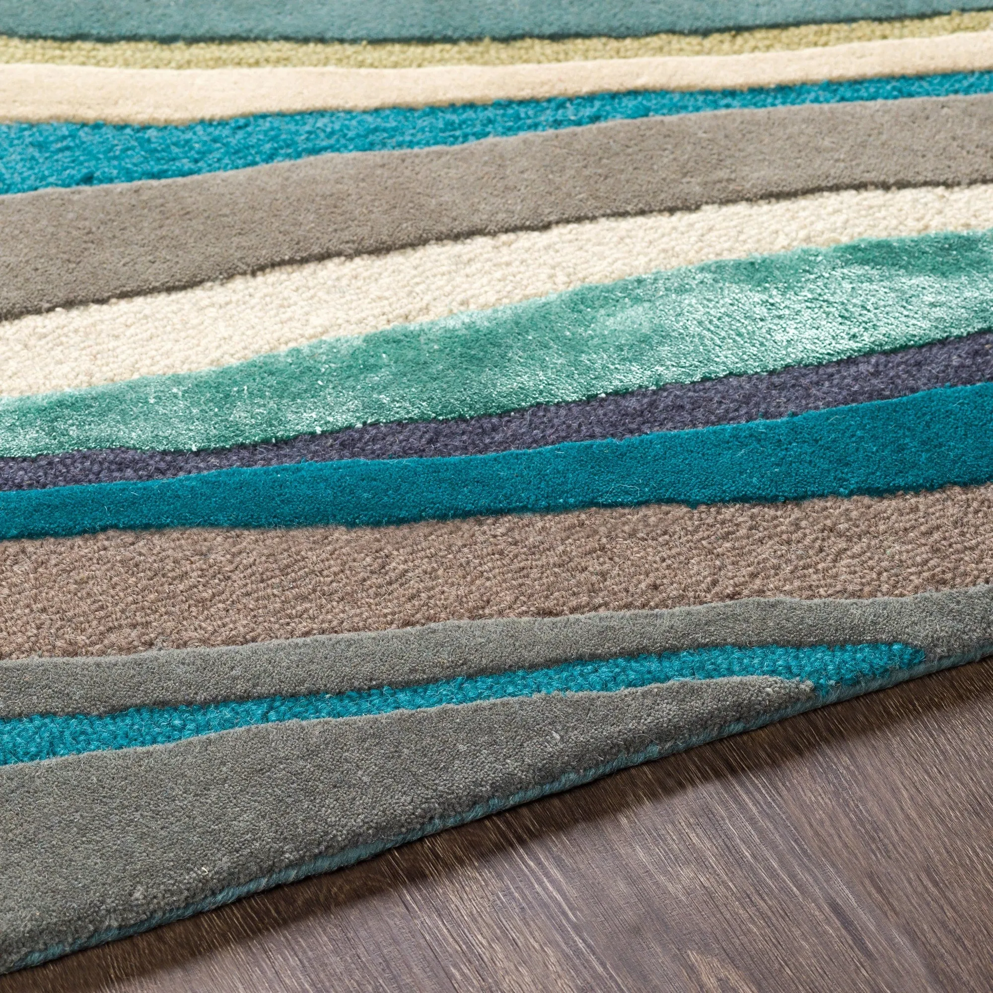Hand-Tufted Kaci Wool / Viscose Rug