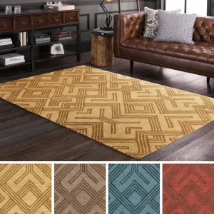 Hand Tufted Keyes Jute Area Rug