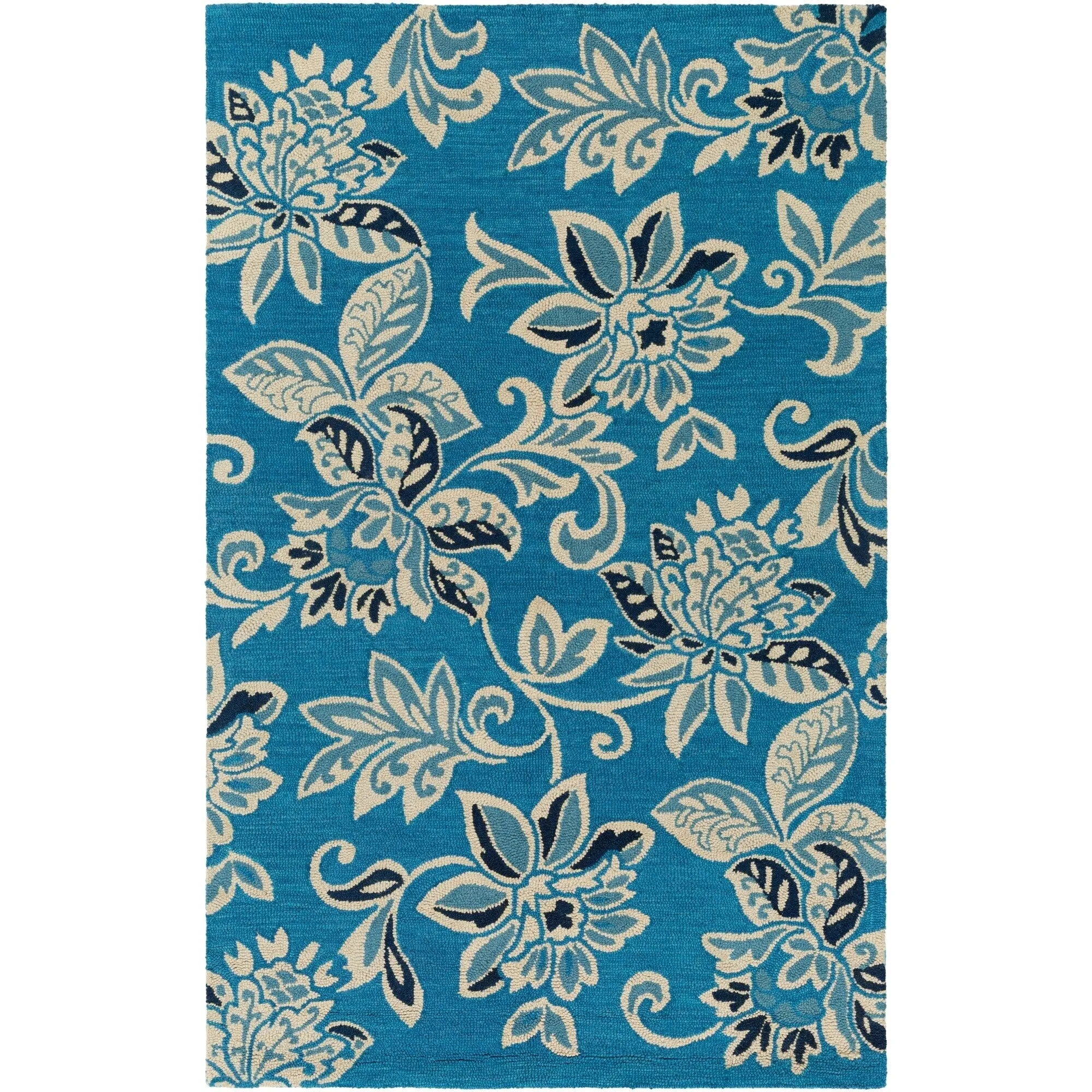 Hand-Tufted Keys Wool Rug