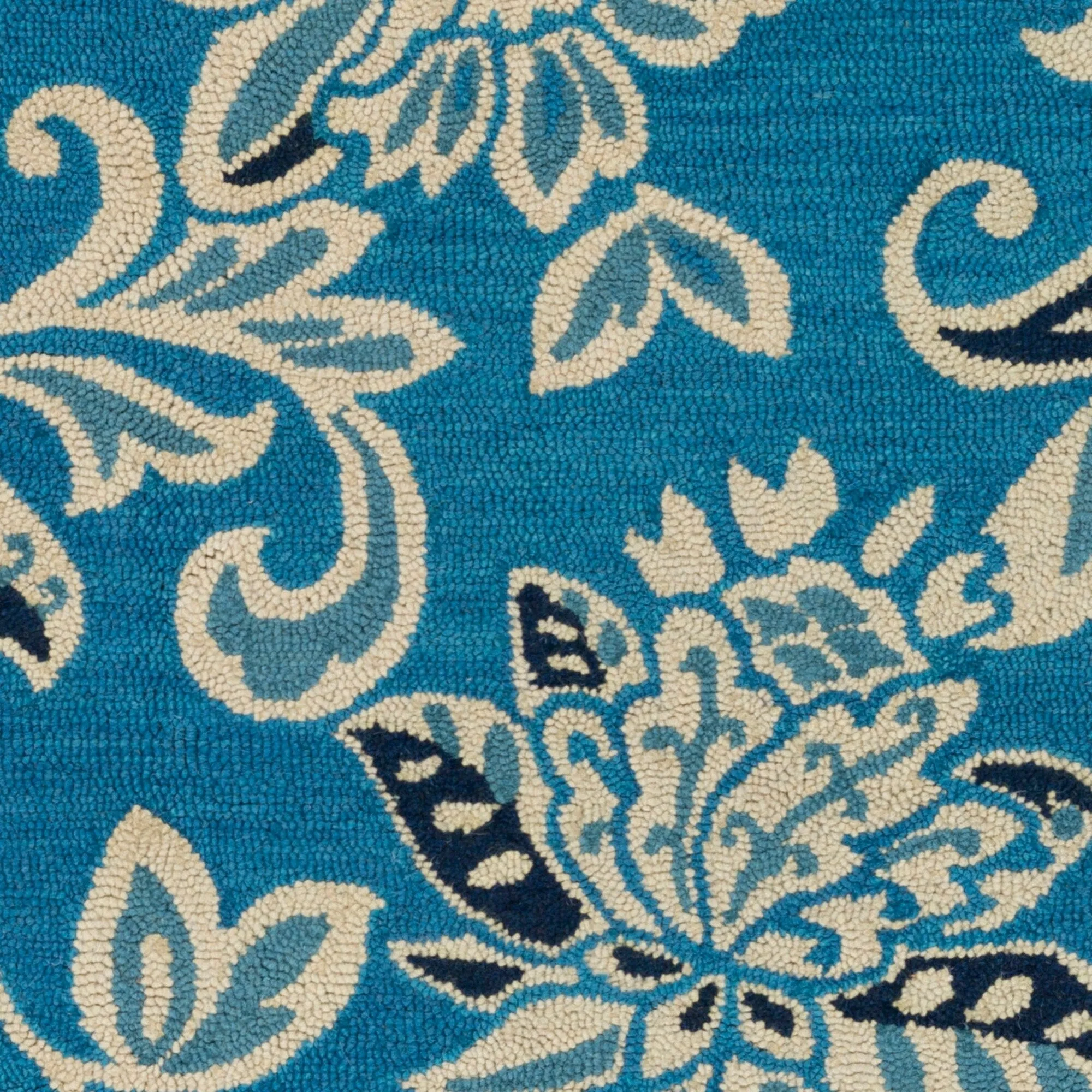 Hand-Tufted Keys Wool Rug