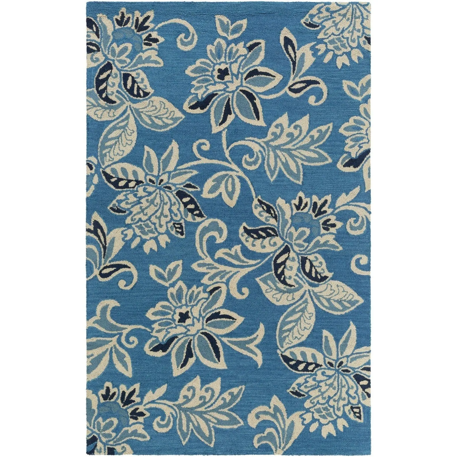 Hand-Tufted Keys Wool Rug