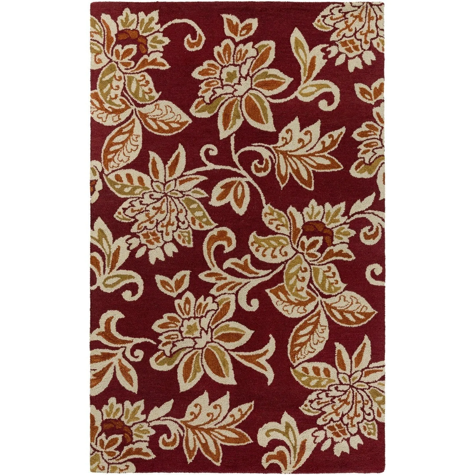 Hand-Tufted Keys Wool Rug