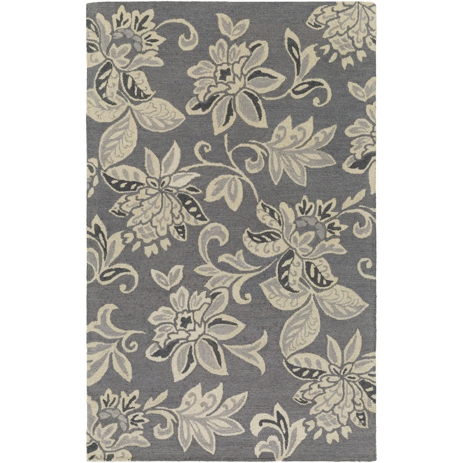 Hand-Tufted Keys Wool Rug
