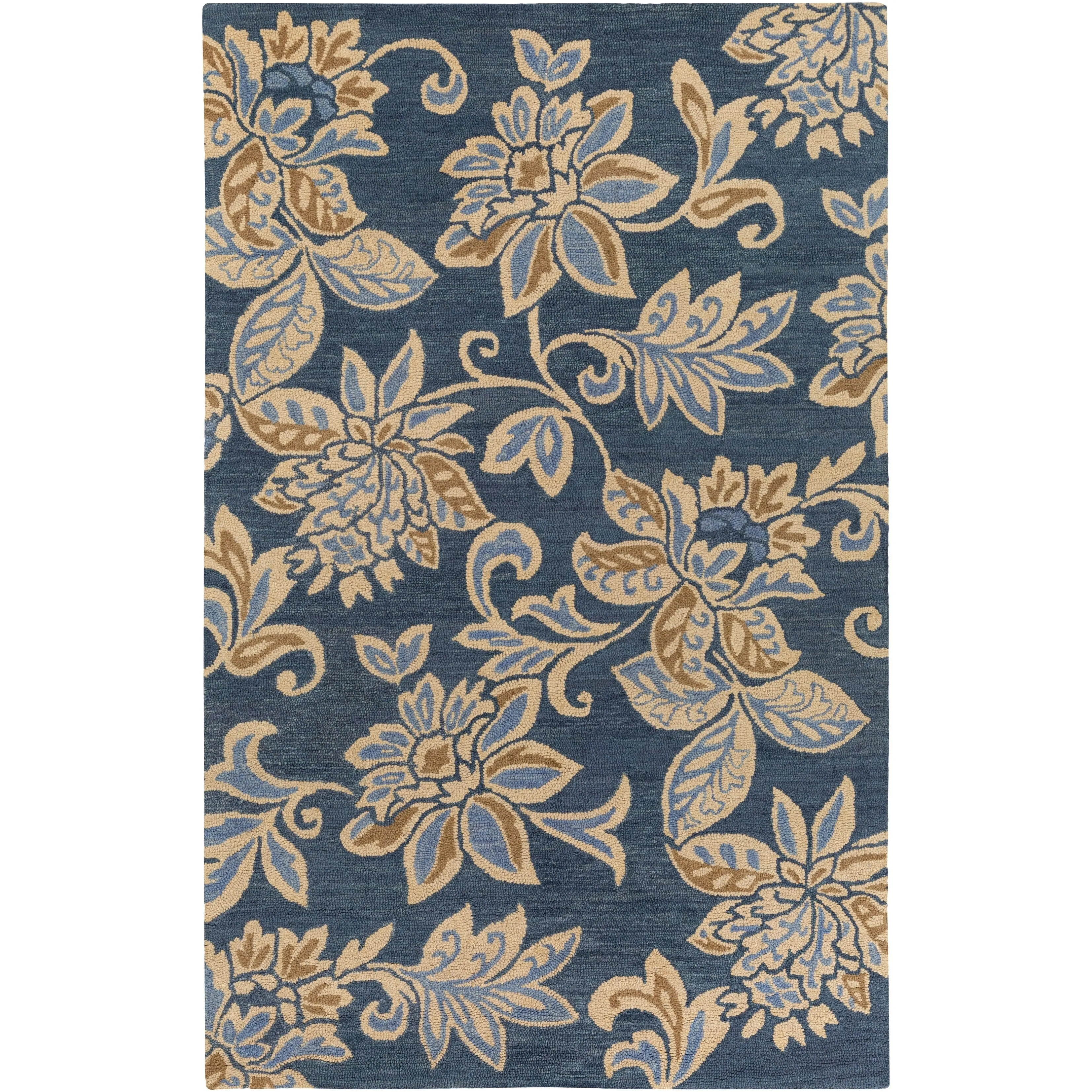 Hand-Tufted Keys Wool Rug